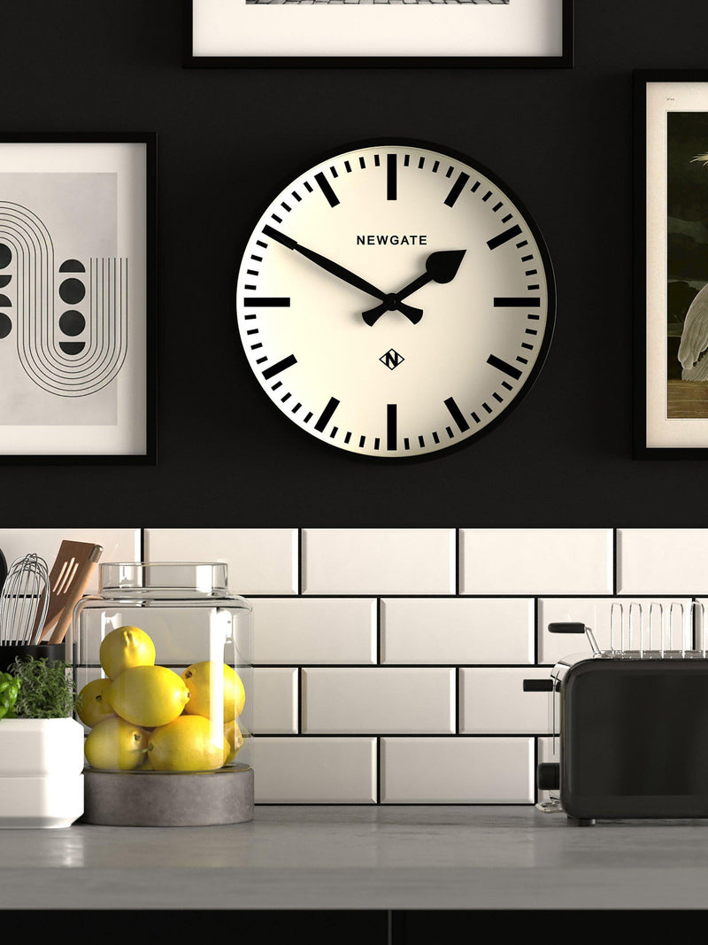 Newgate Clocks Number Three Railway Wall Clock 37cm, imported from the UK