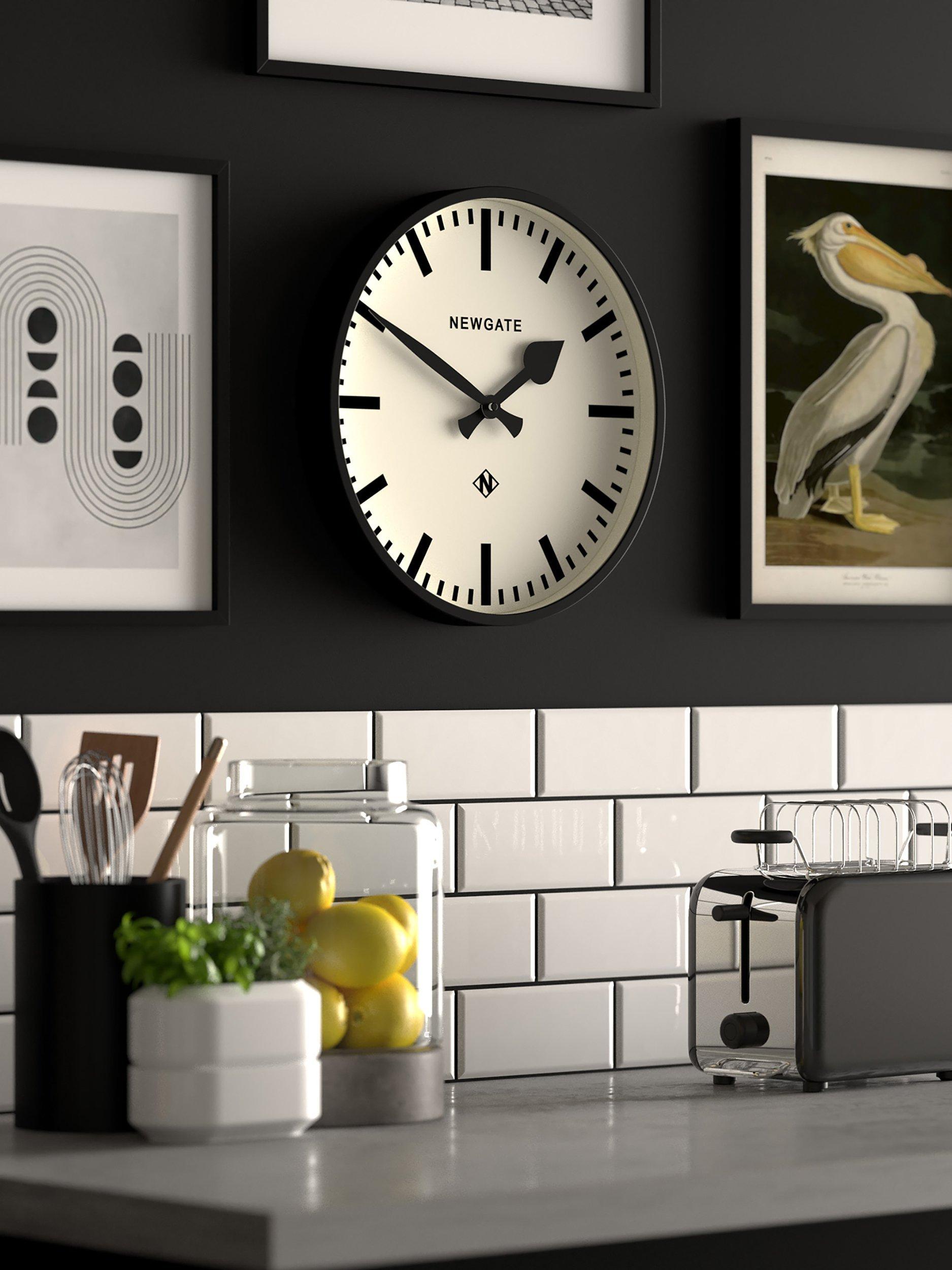 Newgate Clocks Number Three Railway Wall Clock 37cm, imported from the UK