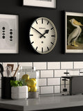 Newgate Clocks Number Three Railway Wall Clock 37cm, imported from the UK