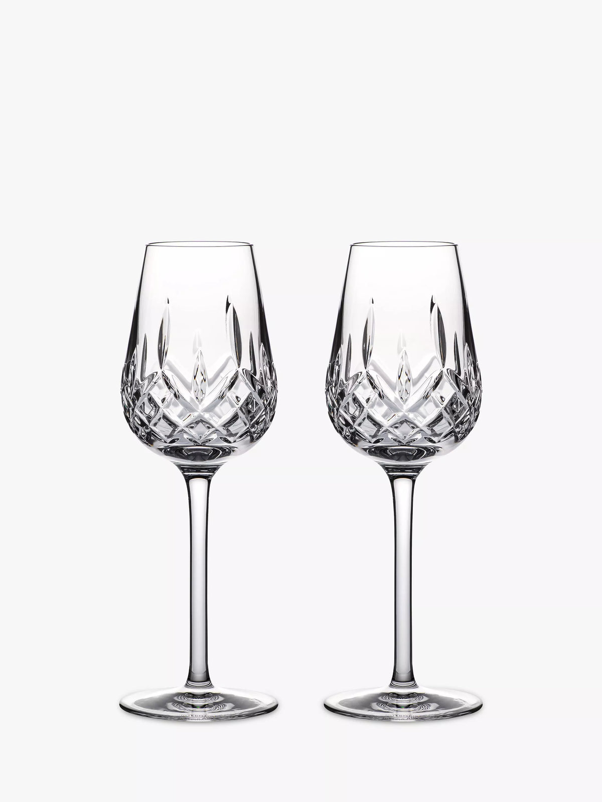 Waterford Crystal cut glass cognac tasting glasses set of 2 310ml (British brand)