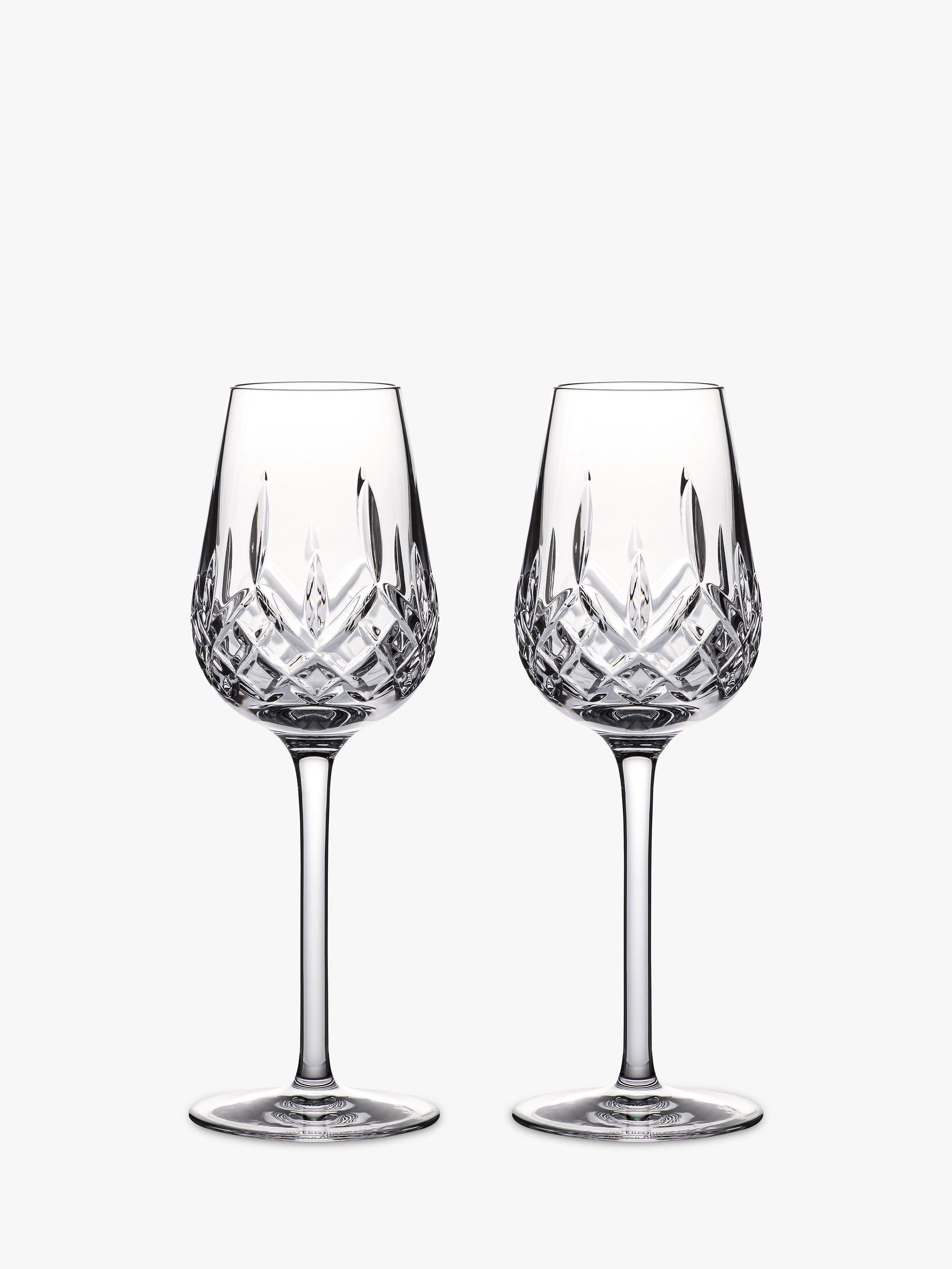 Waterford Crystal cut glass cognac tasting glasses set of 2 310ml (British brand)