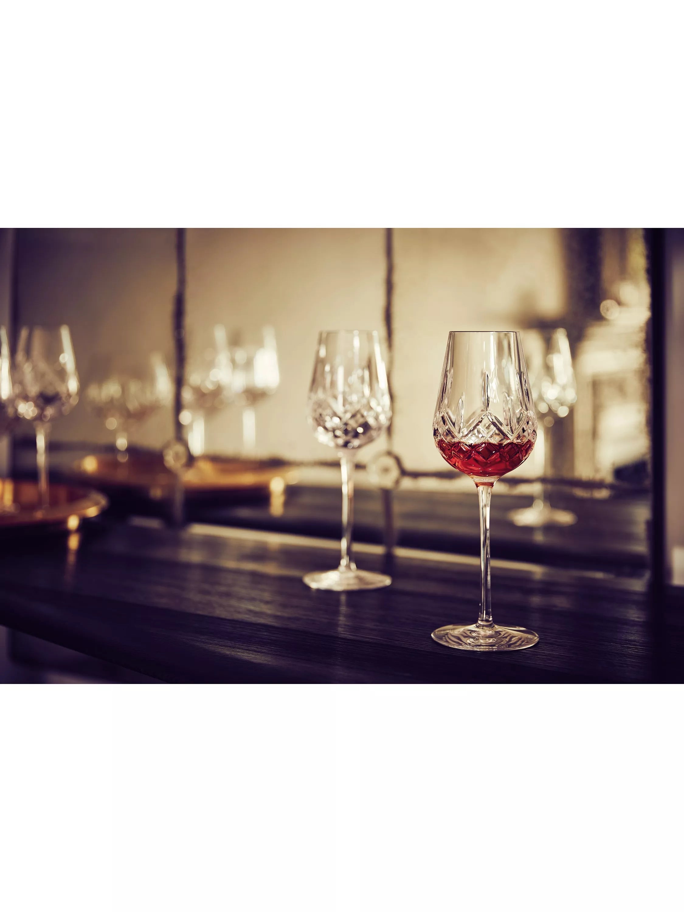 Waterford Crystal cut glass cognac tasting glasses set of 2 310ml (British brand)
