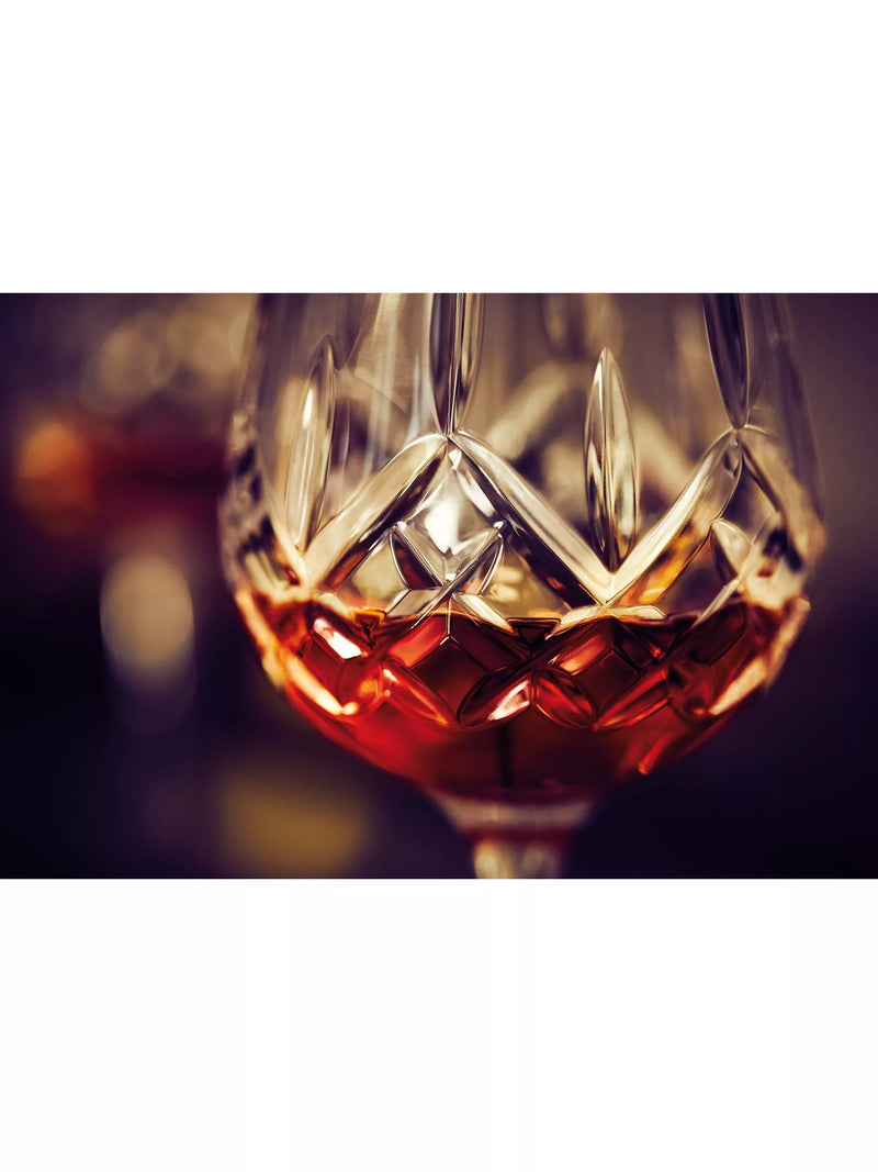 Waterford Crystal cut glass cognac tasting glasses set of 2 310ml (British brand)