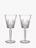 Waterford Crystal Lismore wine glass set of 2 clear 280ml (British brand)