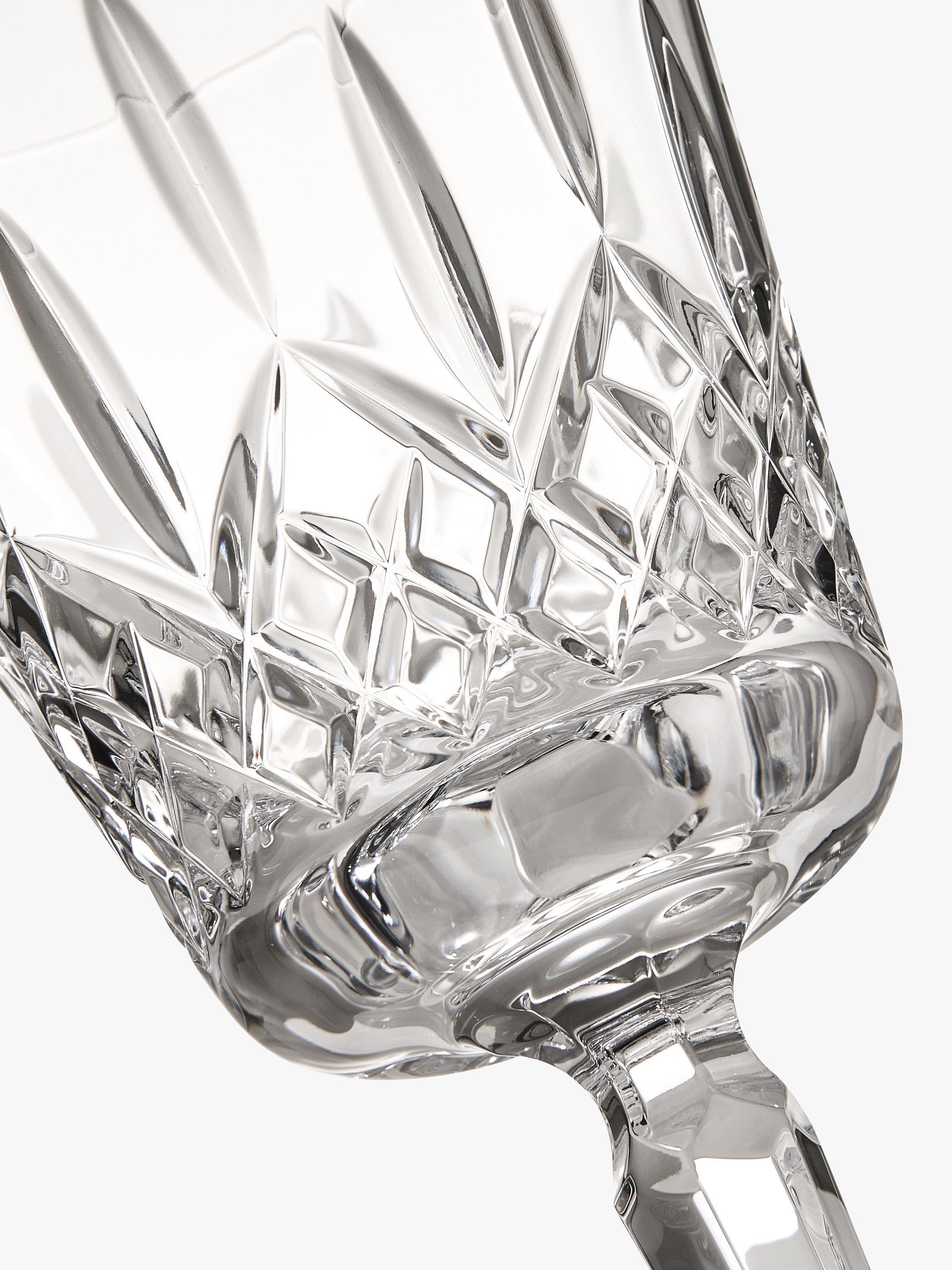 Waterford Crystal Lismore wine glass set of 2 clear 280ml (British brand)