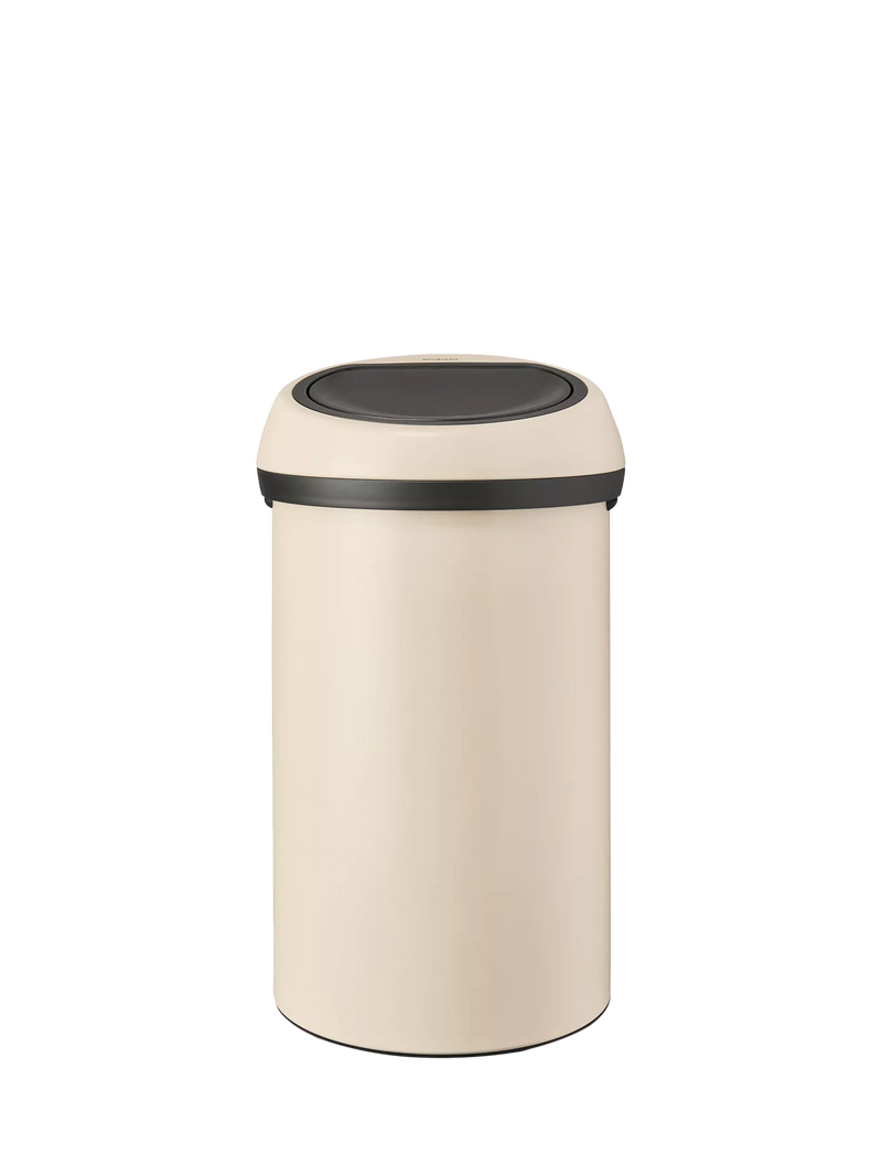 Brabantia New Touch Bin, 60L, Soft Beige