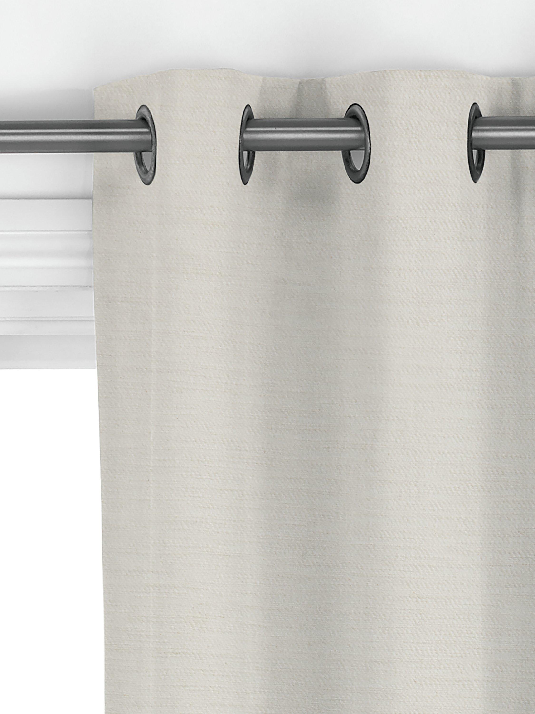 John Lewis made to measure curtains in oyster linen blend, imported from the UK