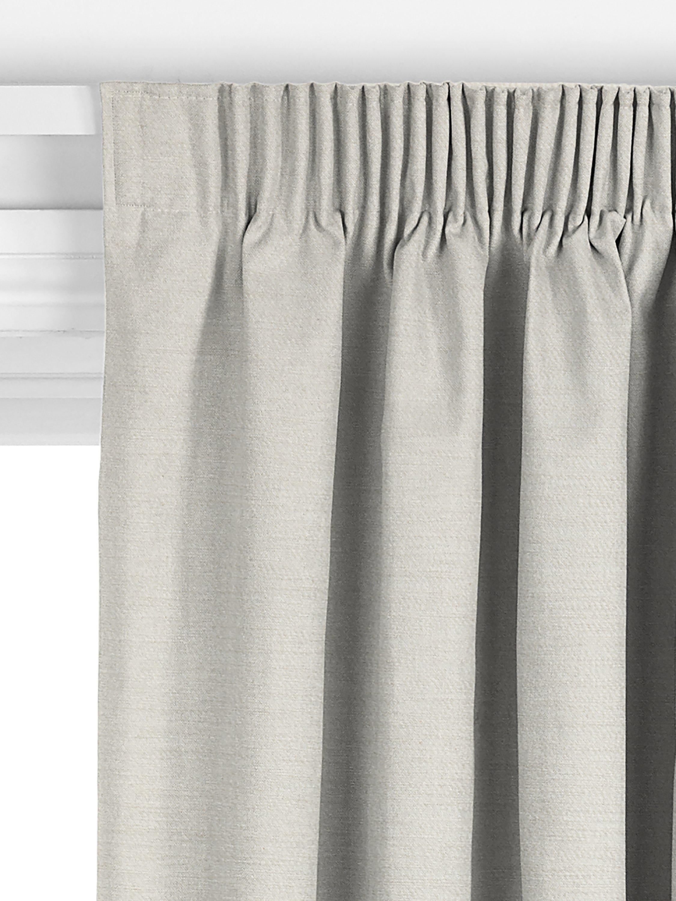 John Lewis made to measure curtains in oyster linen blend, imported from the UK