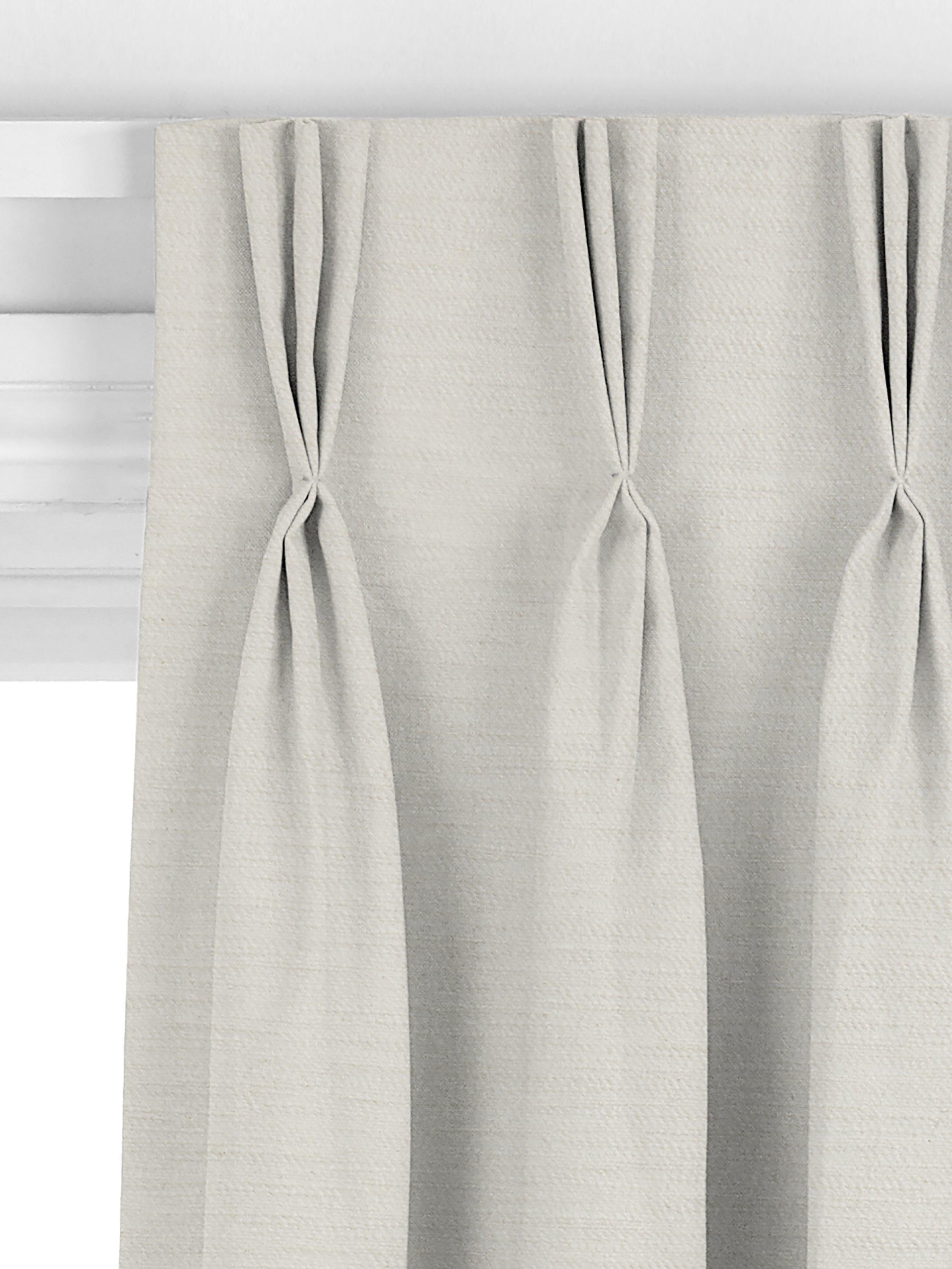 John Lewis made to measure curtains in oyster linen blend, imported from the UK