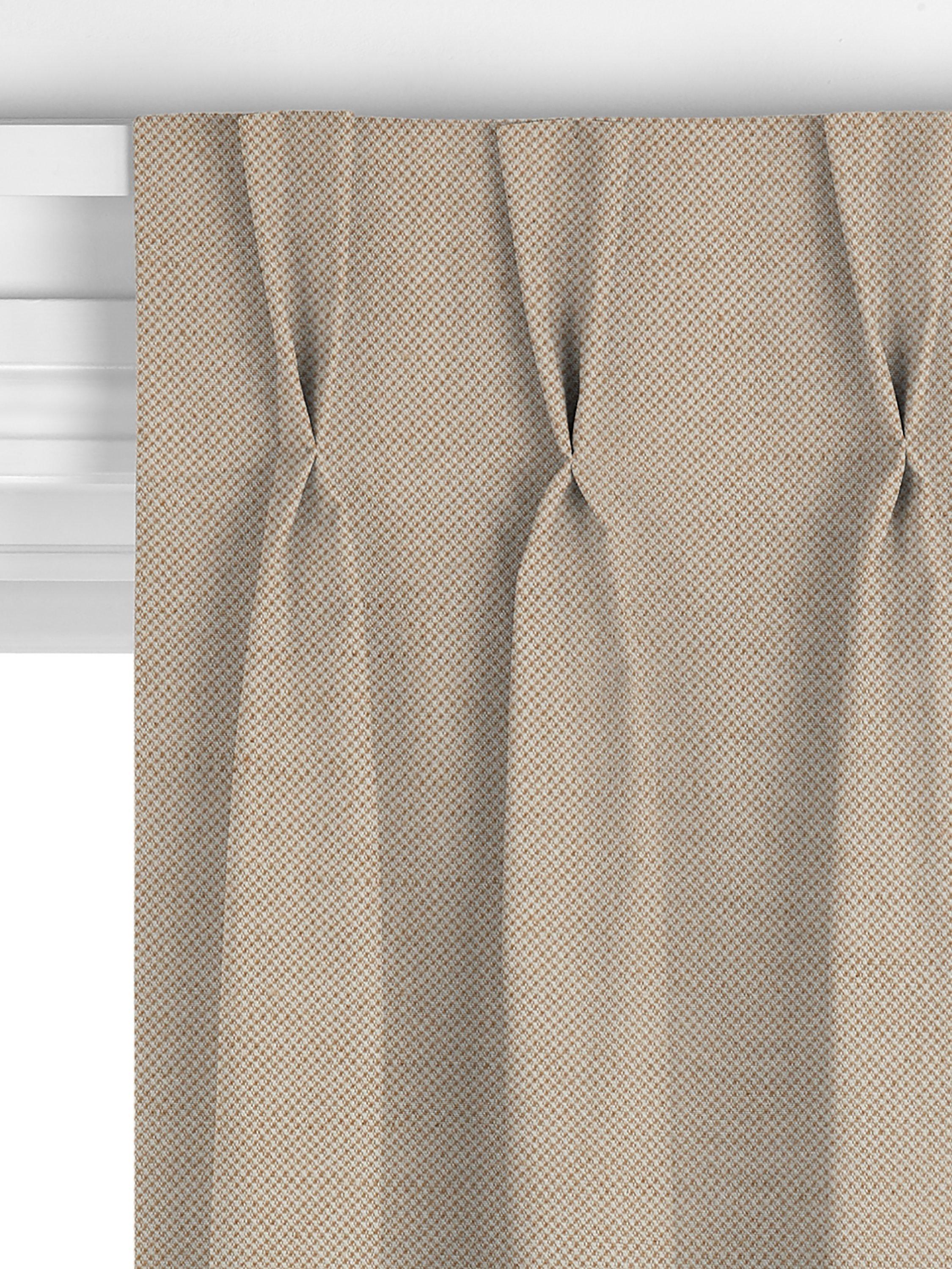 John Lewis butterscotch cotton jute curtain fabric, imported from the UK