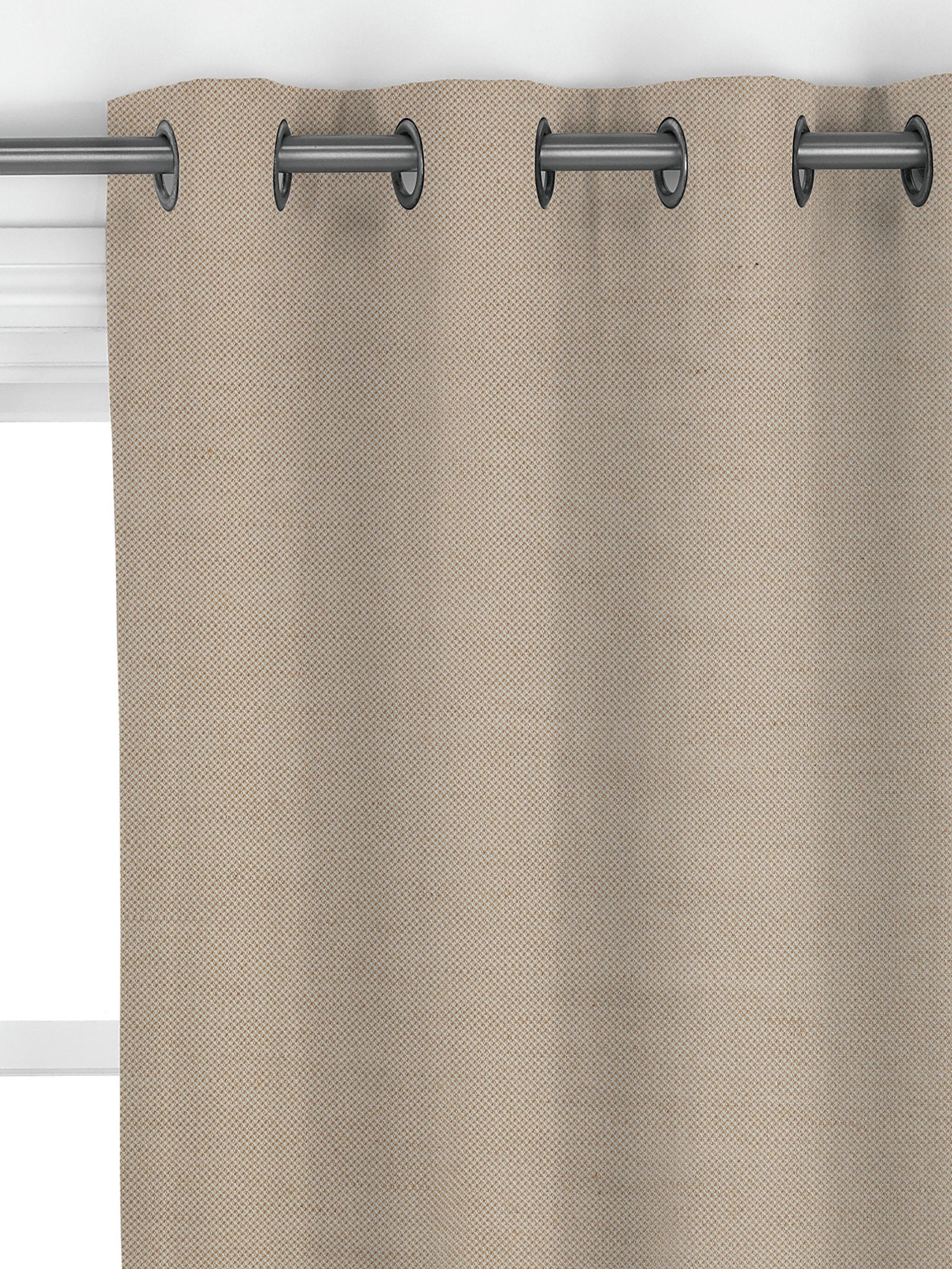 John Lewis butterscotch cotton jute curtain fabric, imported from the UK