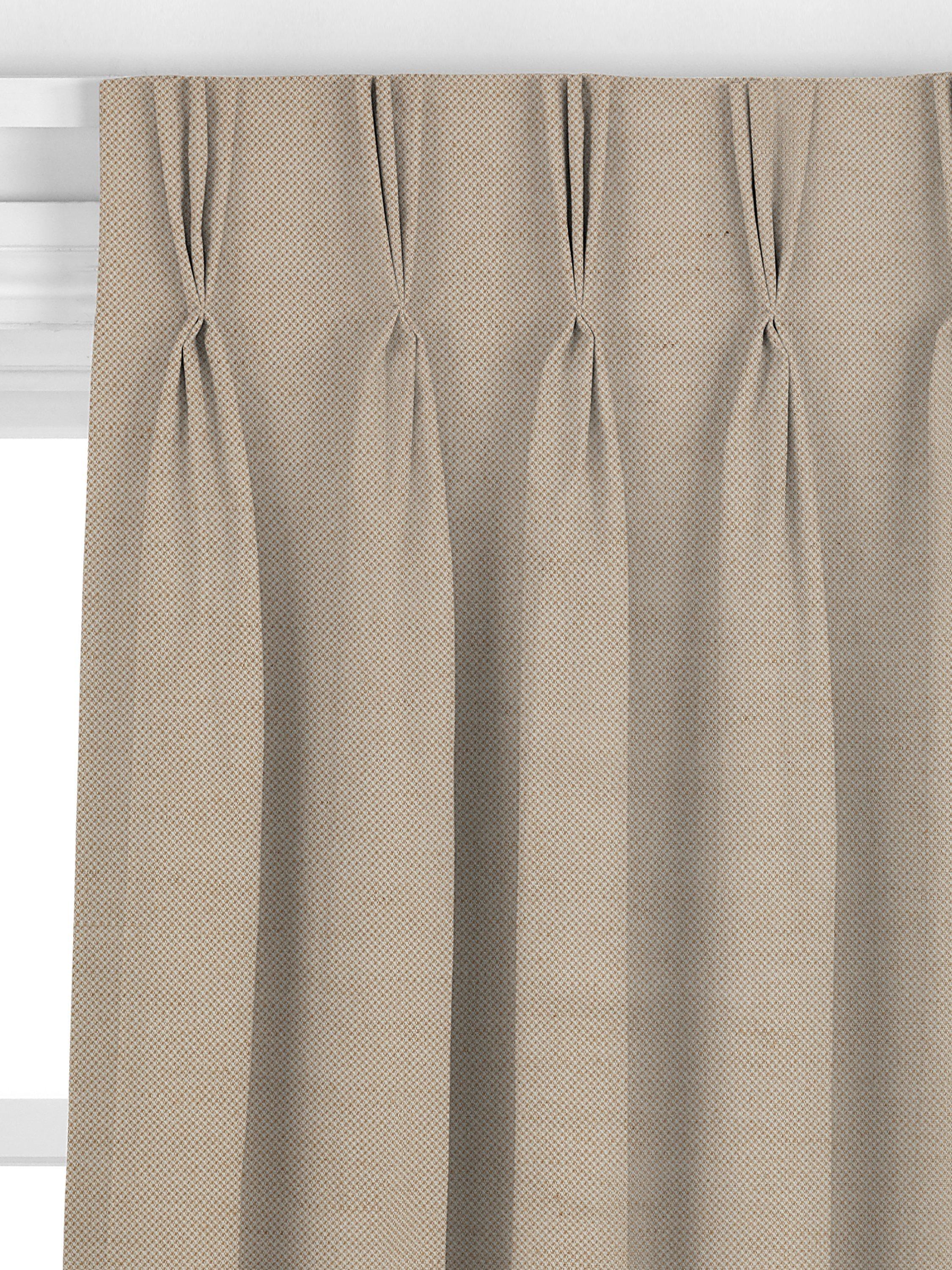 John Lewis butterscotch cotton jute curtain fabric, imported from the UK
