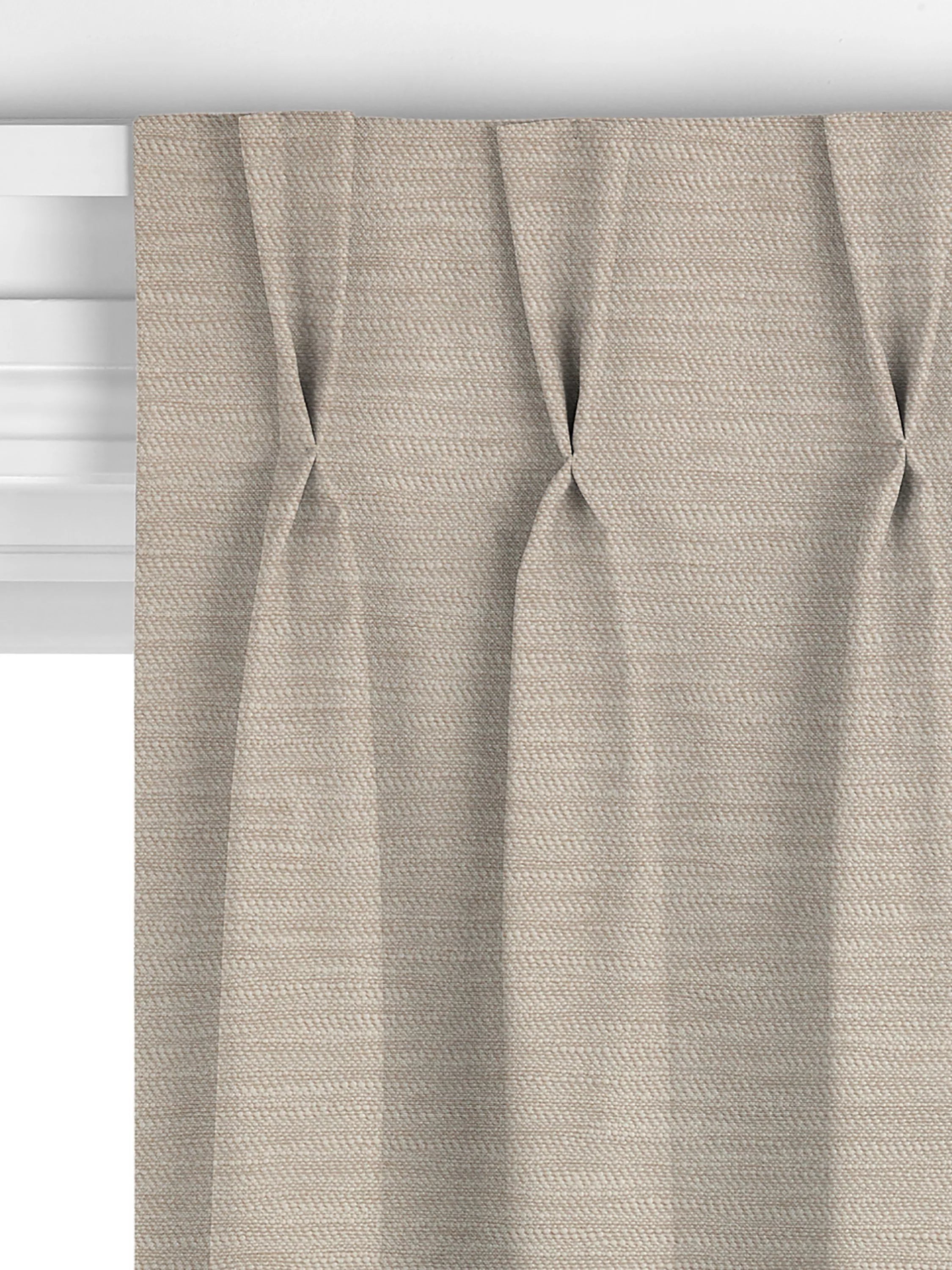 John Lewis cotton linen slub curtains made to measure, imported from the UK