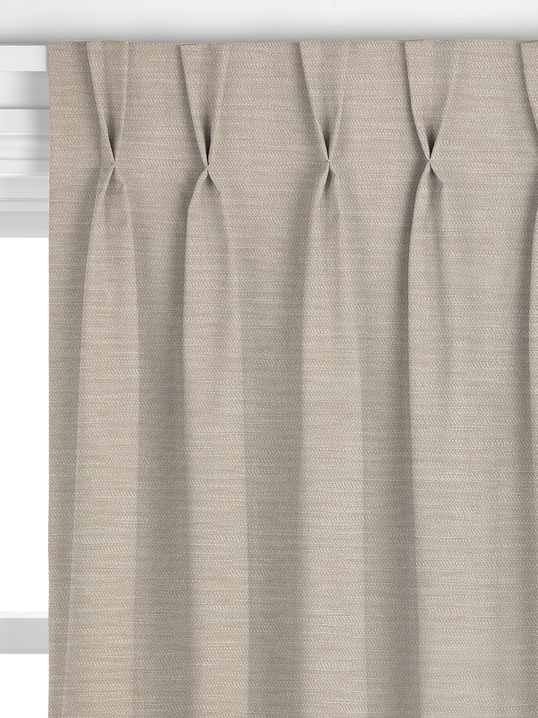 John Lewis cotton linen slub curtains made to measure, imported from the UK