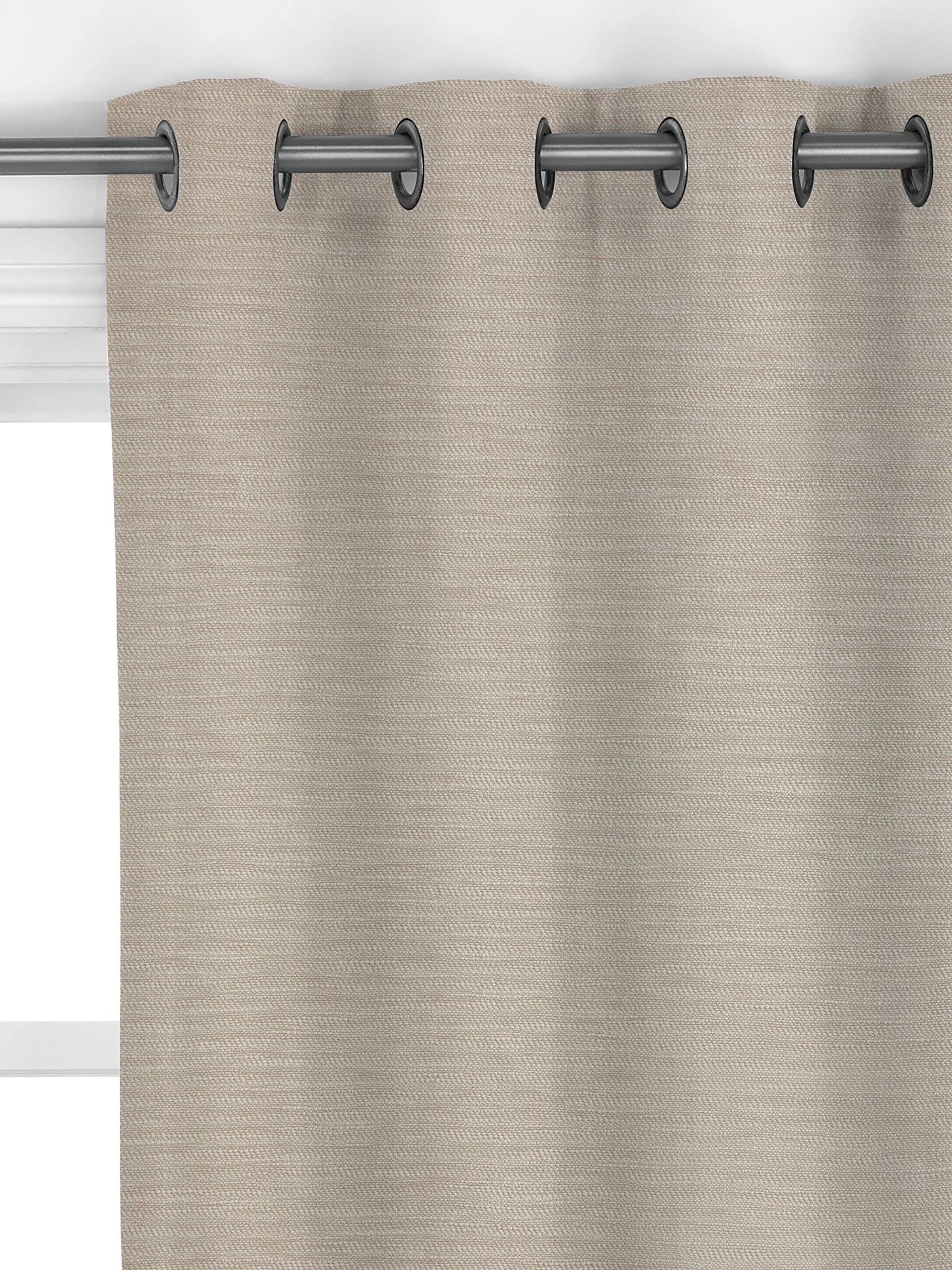 John Lewis cotton linen slub curtains made to measure, imported from the UK
