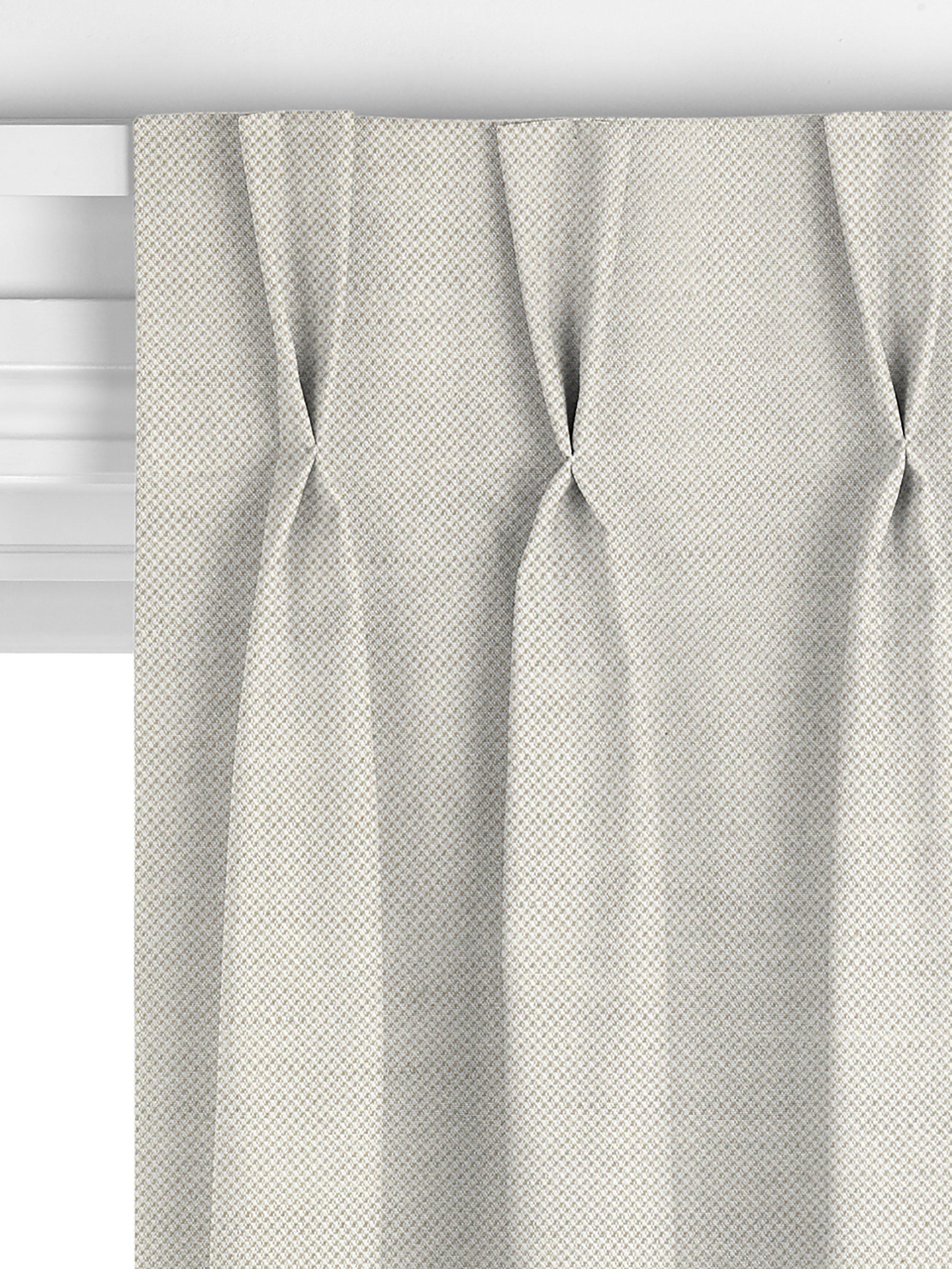 John Lewis cotton jute curtains in smoke, made to measure (British brand)