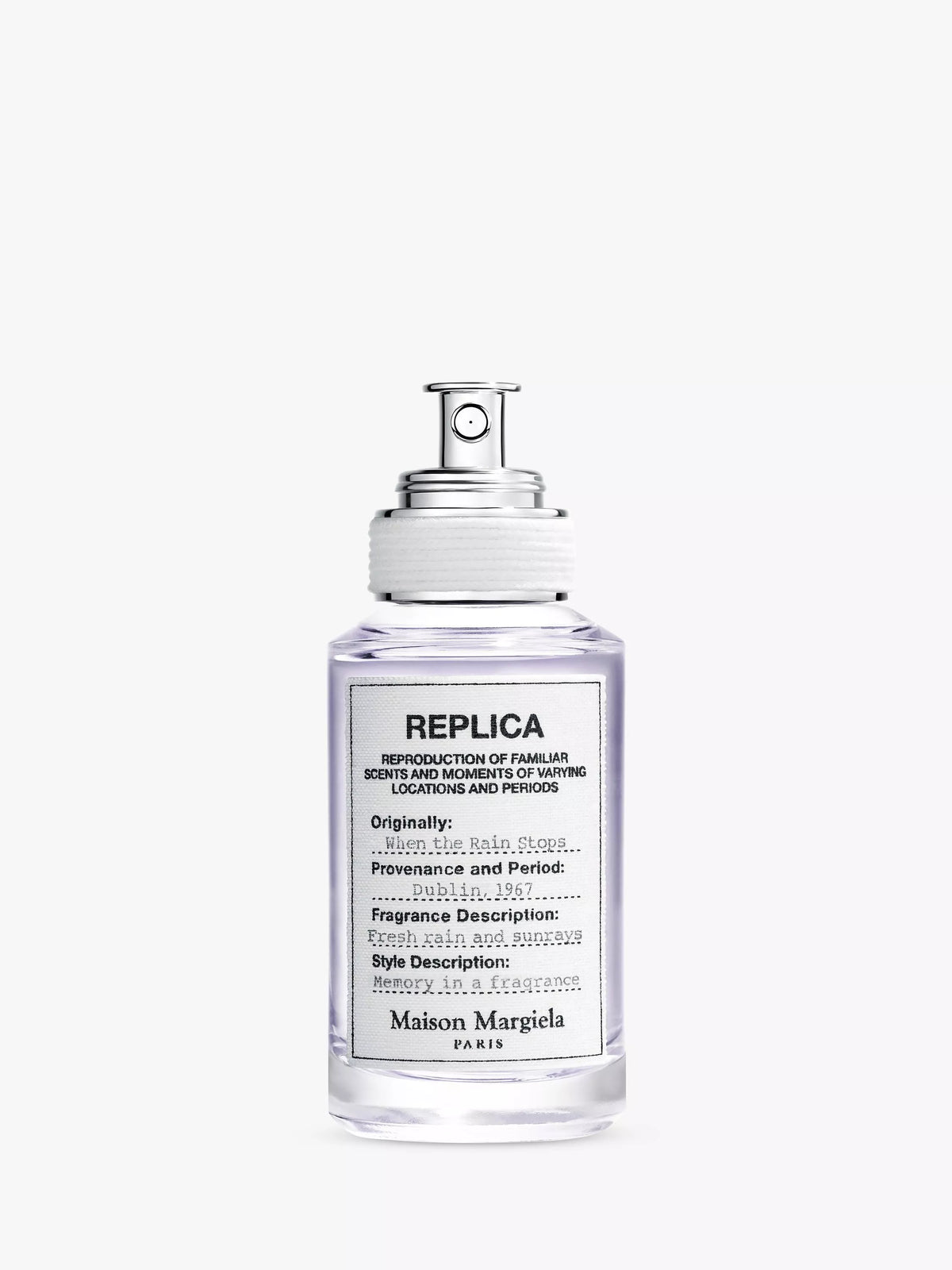 Maison Margiela When the Rain Stops Eau de Toilette, imported from the UK
