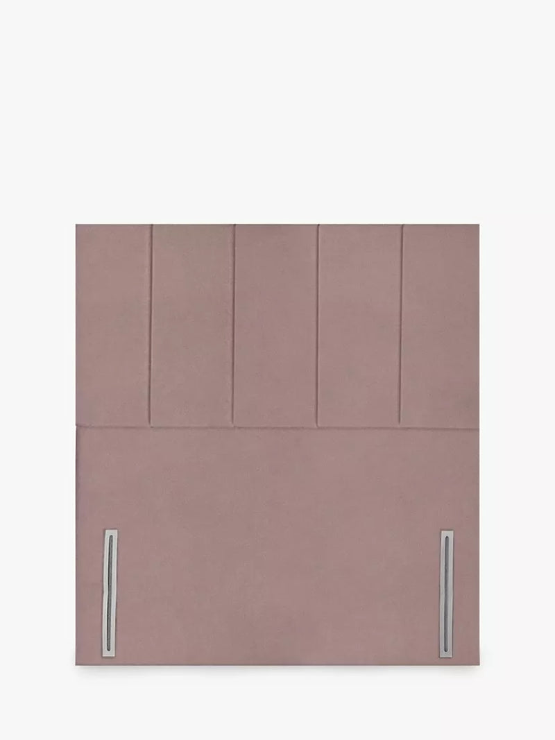 Silentnight Siena Full Height Headboard, Double, Dusky Pink