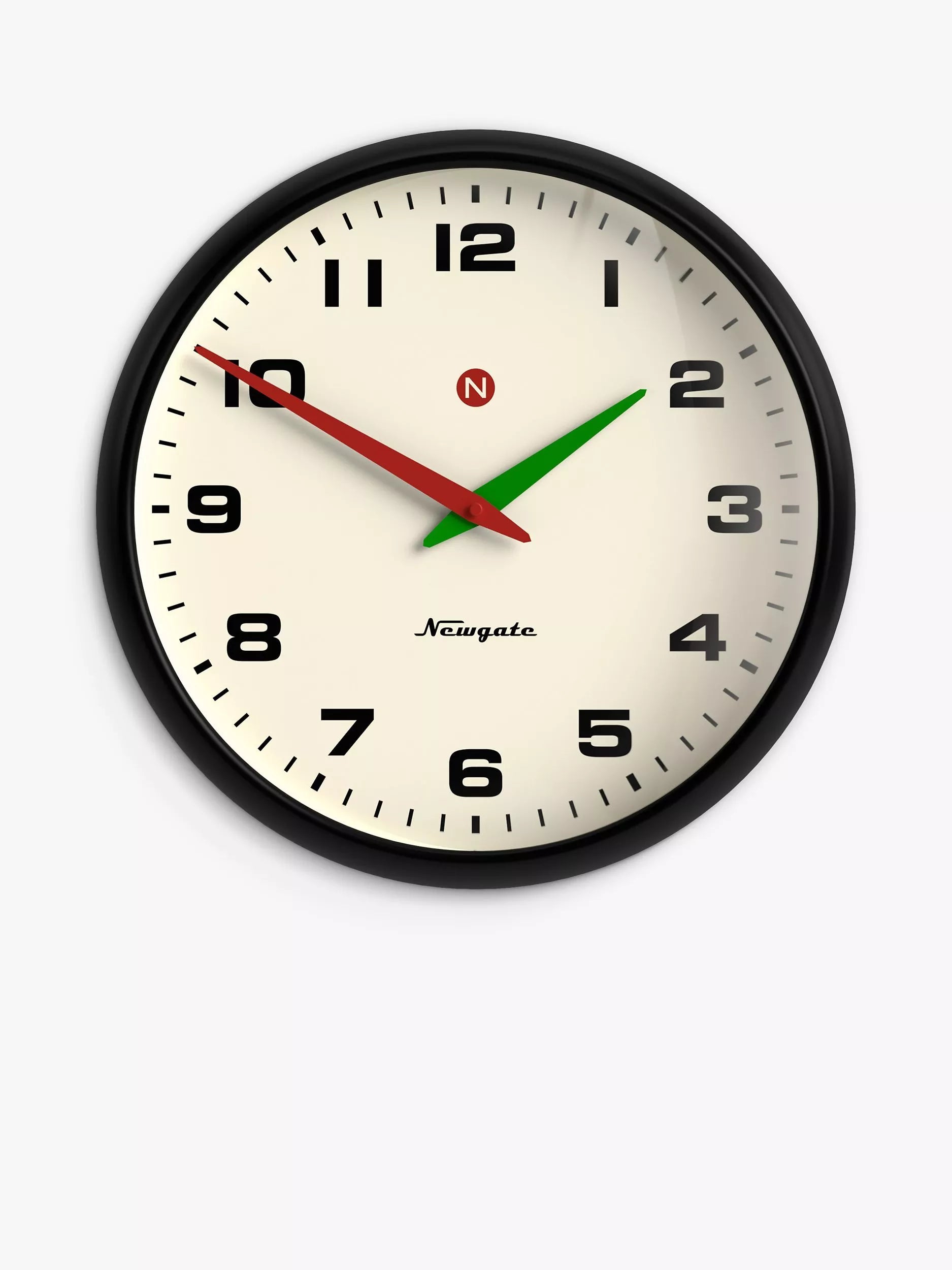 Newgate Clocks retro wall clock 40cm, imported from the UK