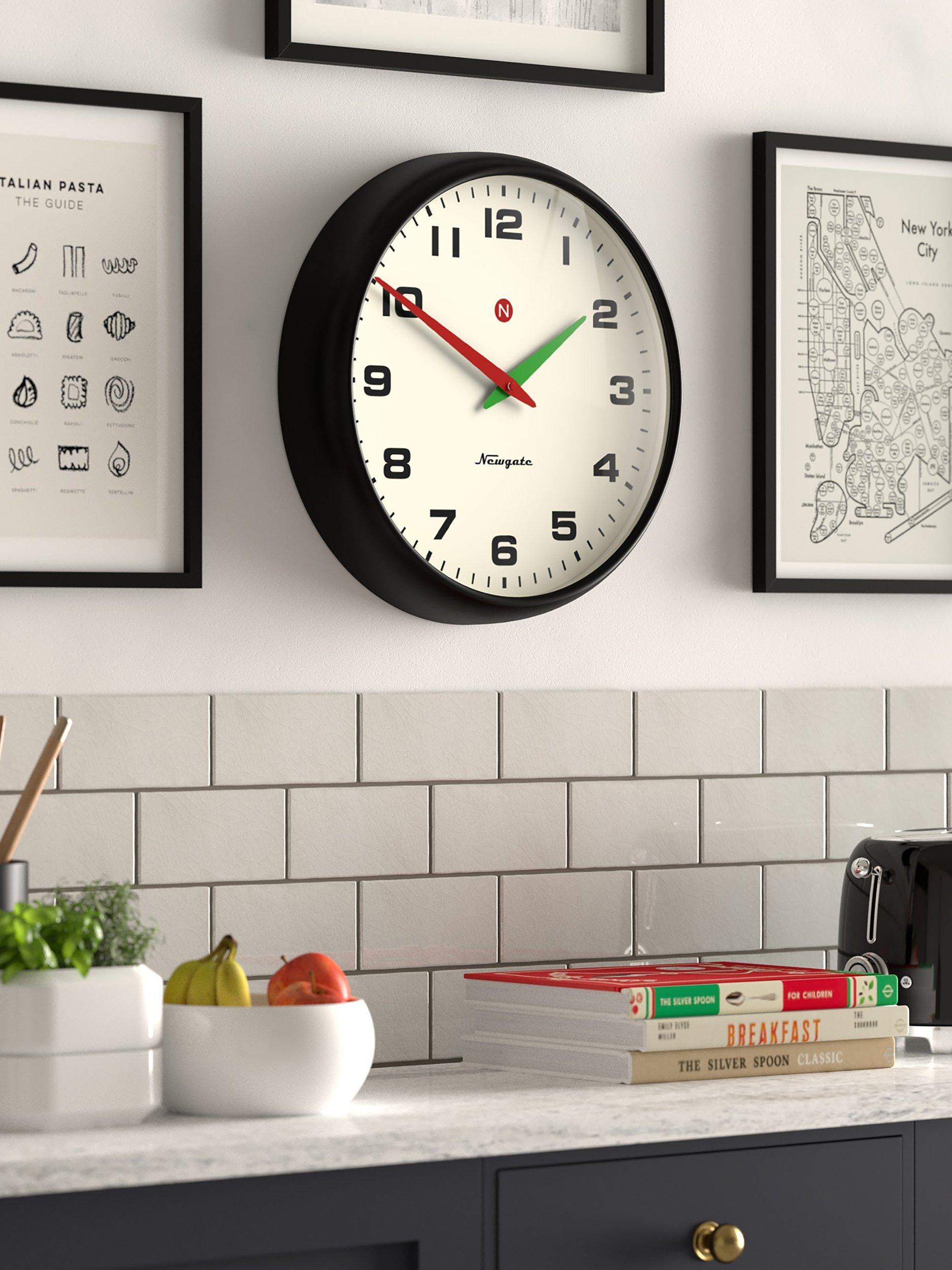 Newgate Clocks retro wall clock 40cm, imported from the UK