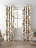 Laura Ashley gold floral curtains made to measure, imported from the UK