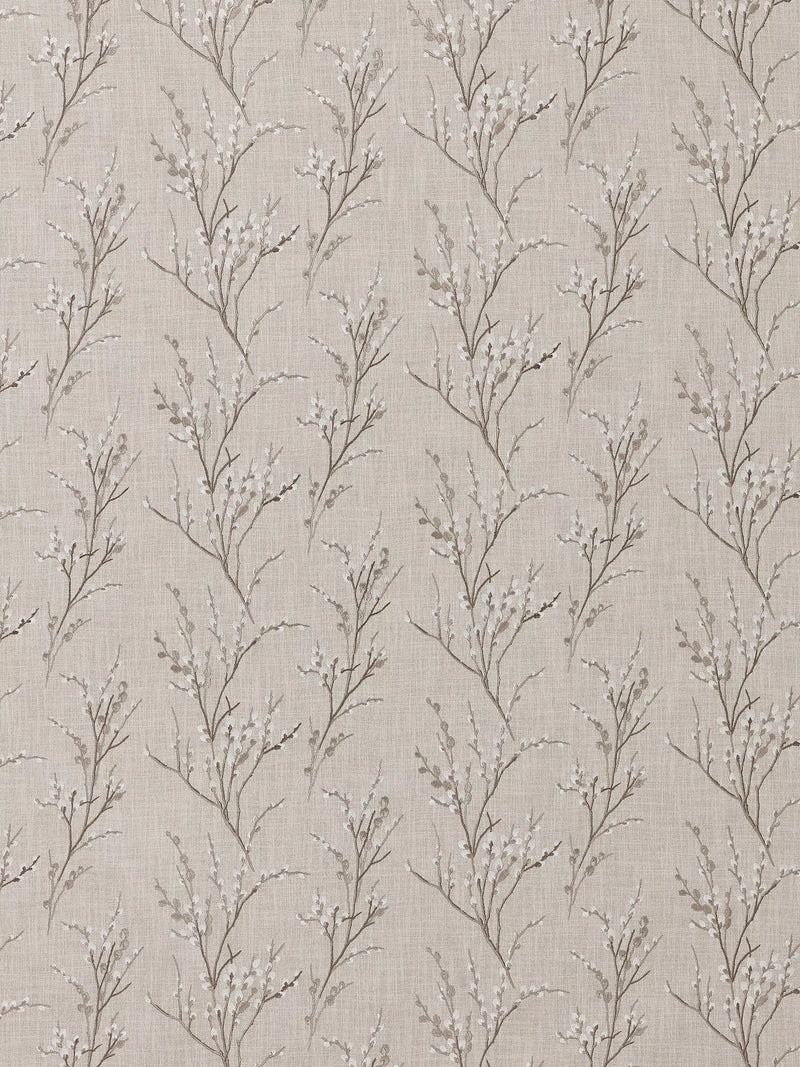 Laura Ashley Pussy Willow Embroidered Furnishing Fabric 140cm