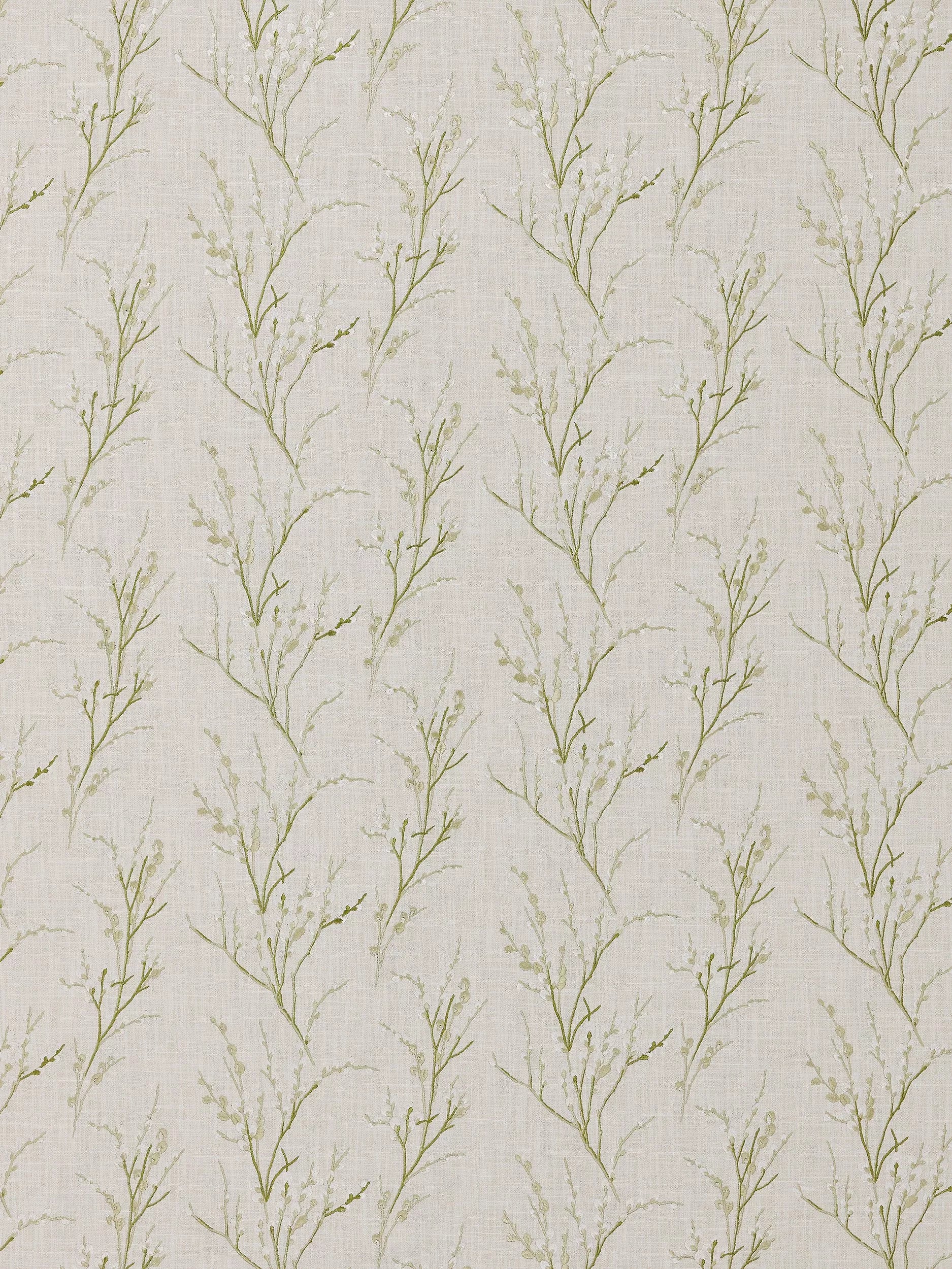 Laura Ashley Pussy Willow Embroidered Furnishing Fabric 140cm