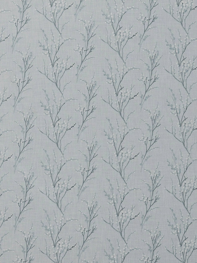 Laura Ashley Pussy Willow embroidered furnishing fabric - British product