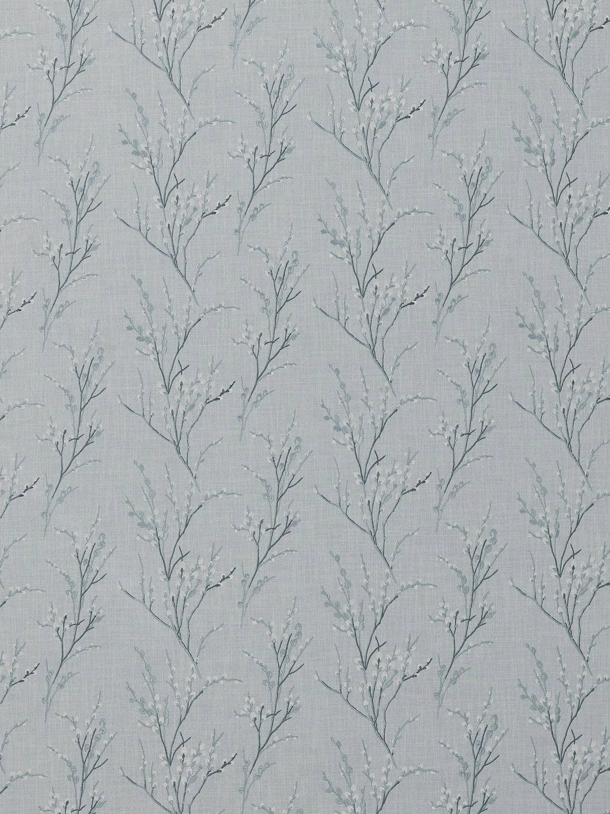 Laura Ashley Pussy Willow embroidered furnishing fabric - British product