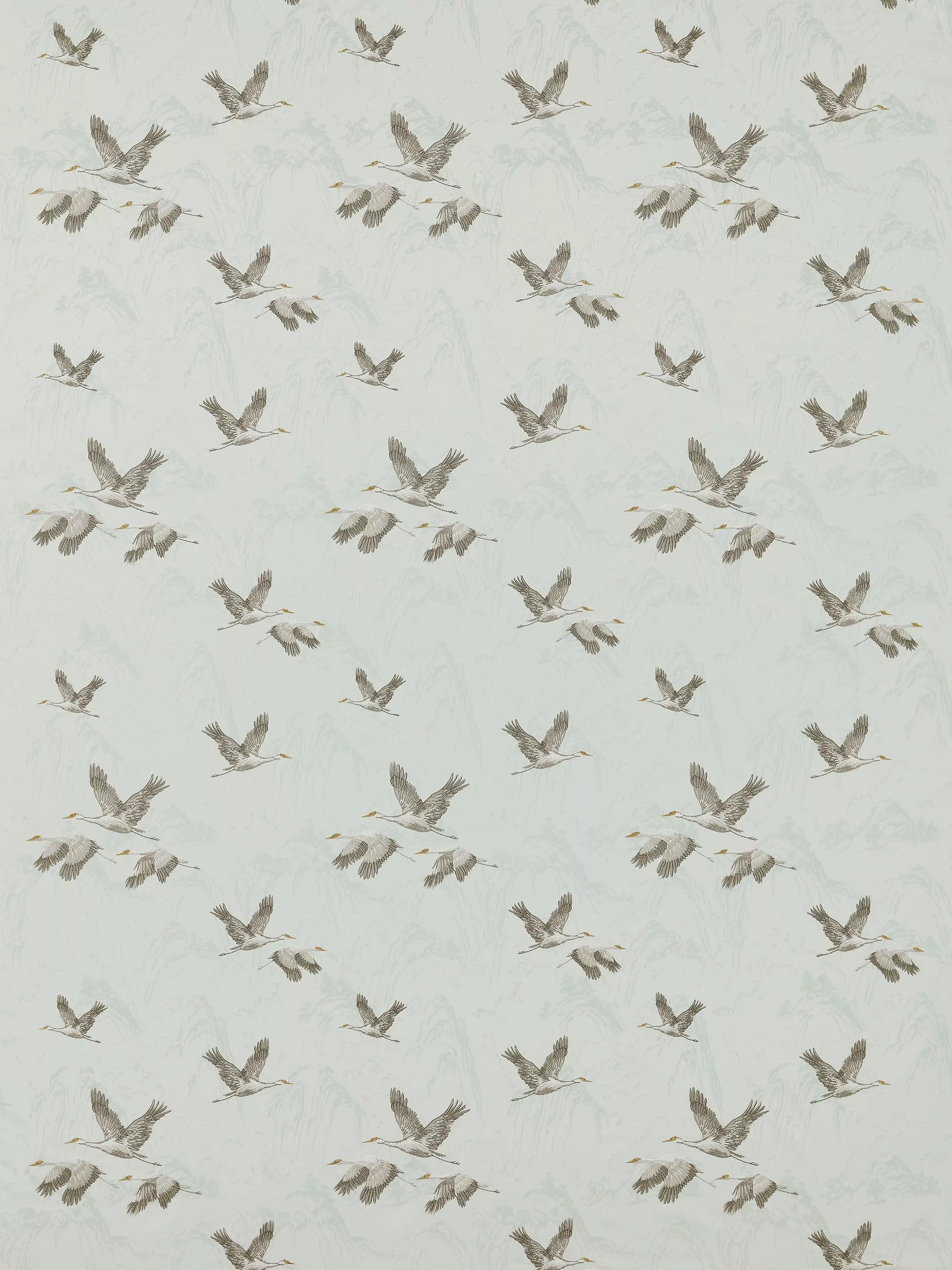 Laura Ashley Animalia Embroidered Furnishing Fabric