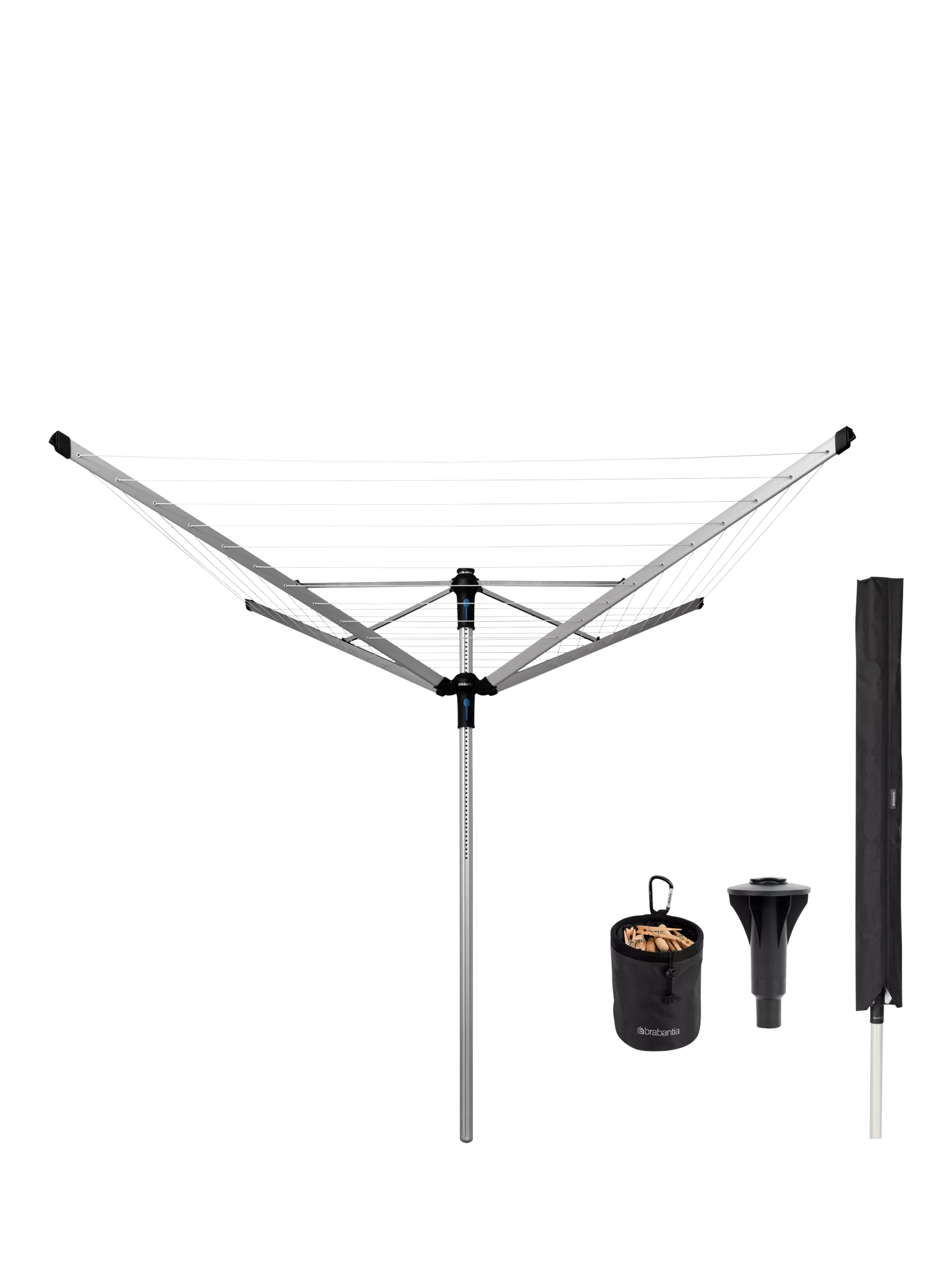 Brabantia rotary airer Lift-O-Matic 50m, UK version