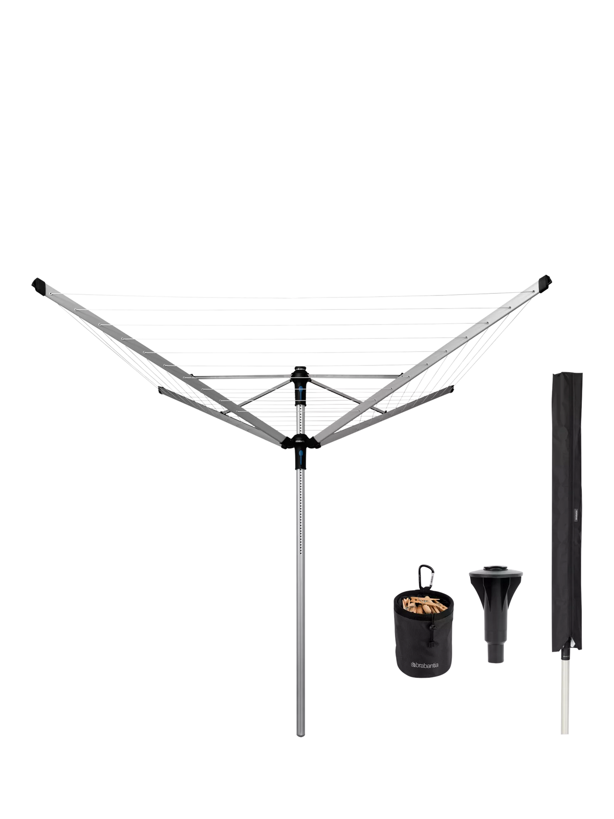 Brabantia rotary airer Lift-O-Matic 50m, UK version