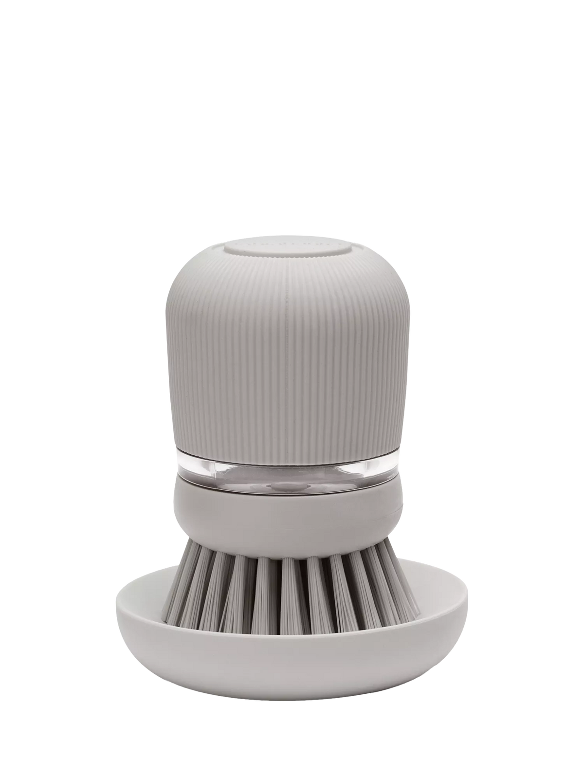 Brabantia soap dispensing dish brush in mid grey - British product