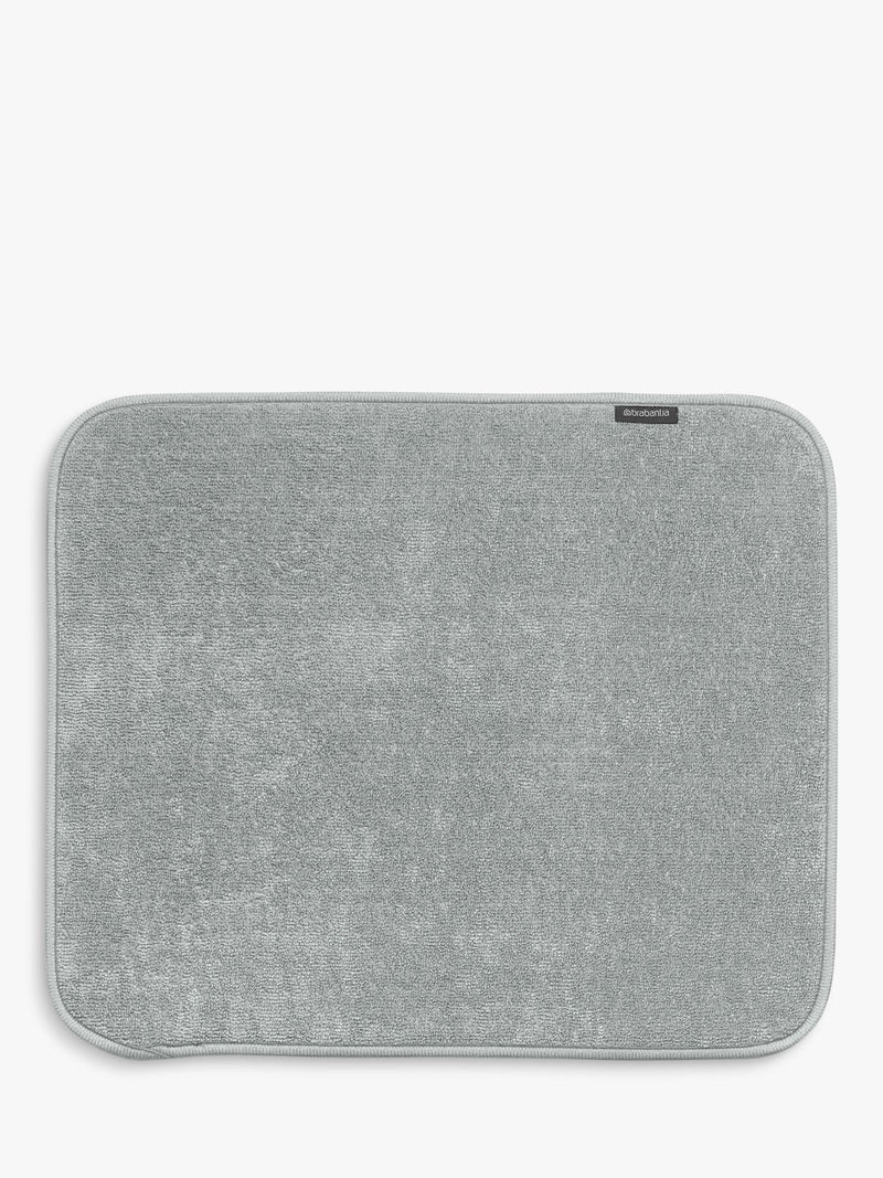 Brabantia microfibre dish drying mat in mid grey - British product