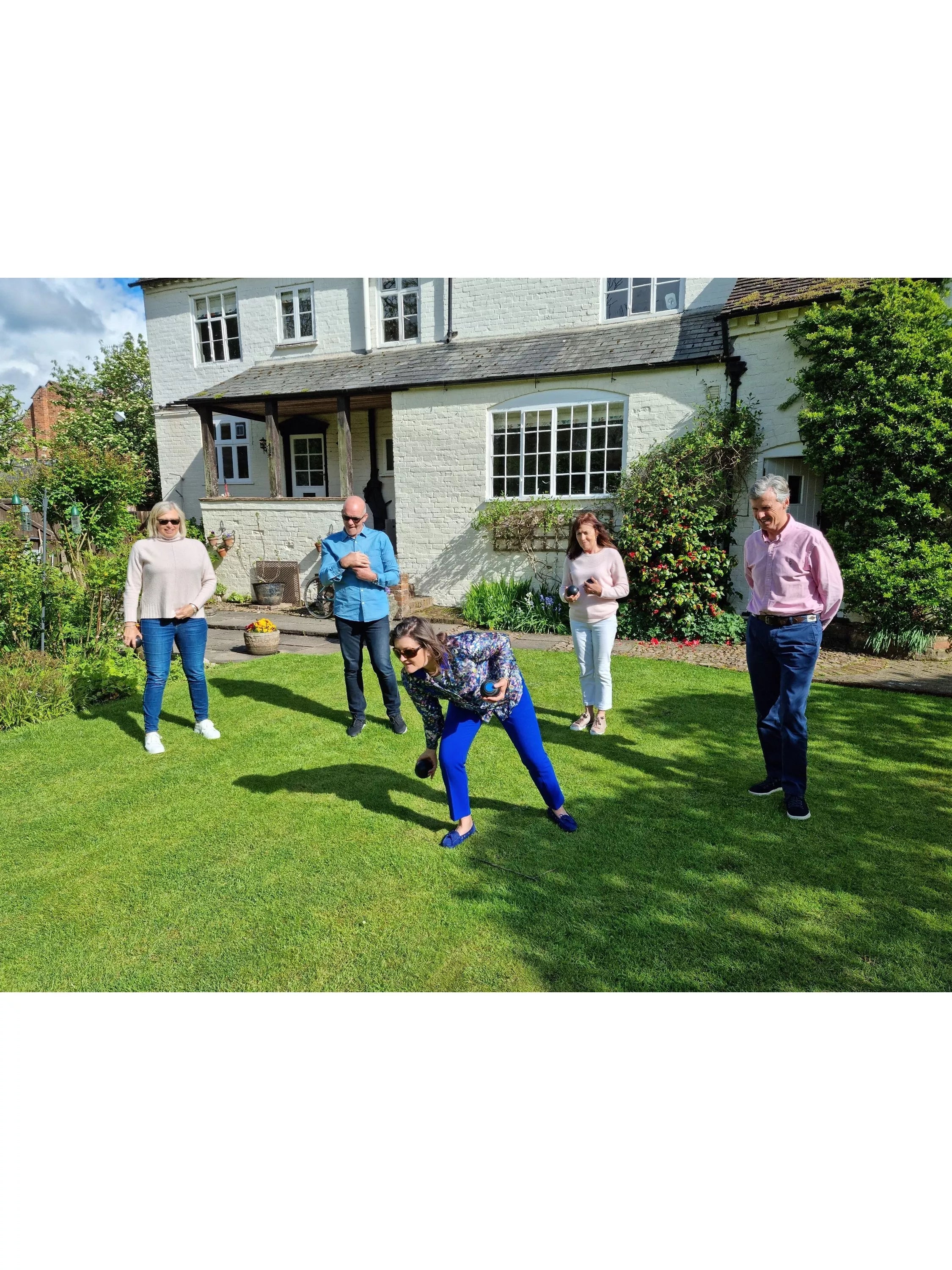 Bex garden boules set, imported from the UK