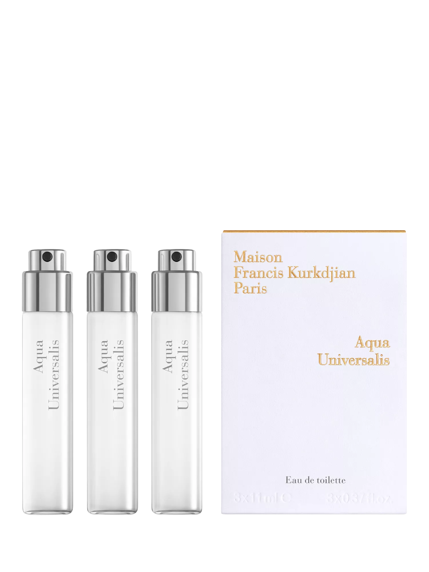 Maison Francis Kurkdjian Aqua Universalis eau de toilette refill 3x11ml, UK version