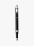 PARKER IM Ballpoint Pen black lacquer chrome trim, UK version