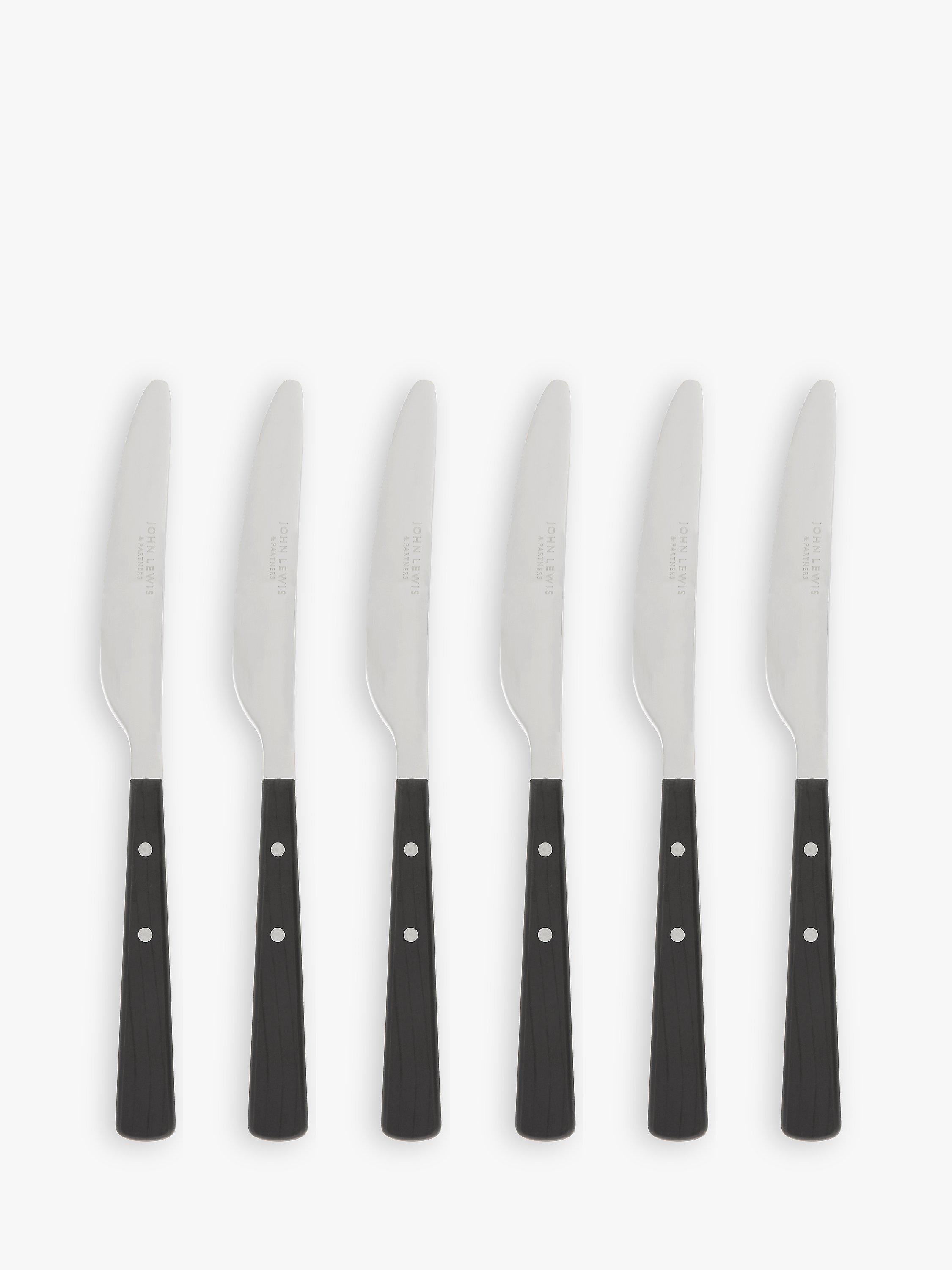 John Lewis Bevel stainless steel cutlery set 18 piece, UK version