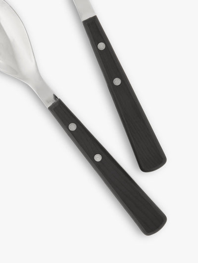 John Lewis Cuillères à café en acier inoxydable avec manches imitation bois, lot de 6 - Achetez en ligne chez McGrocer