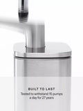 Simplehuman Pulse Pump Soap Dispenser Brushed Steel 473ml, imported from the UK