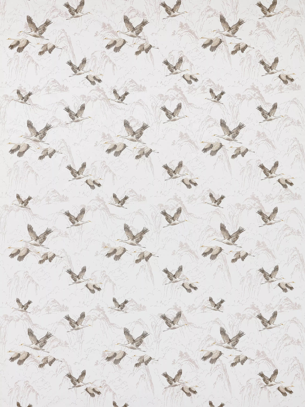 Laura Ashley embroidered furnishing fabric Animalia (British brand)