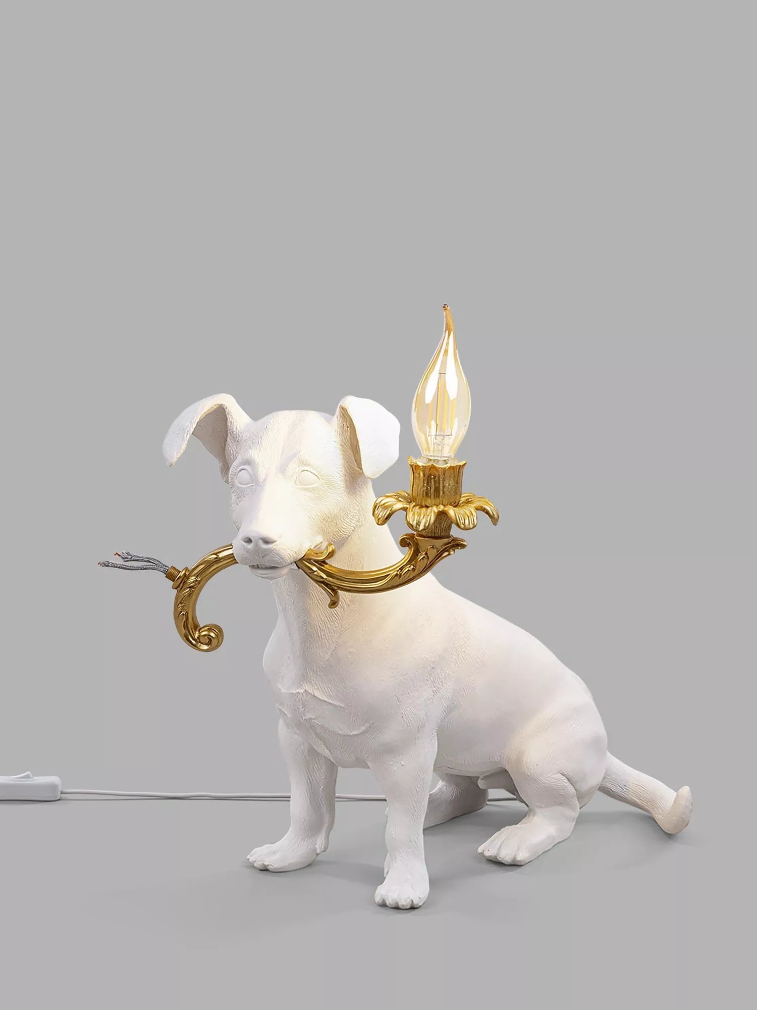 Seletti Rio white table lamp resin matte finish (British brand)