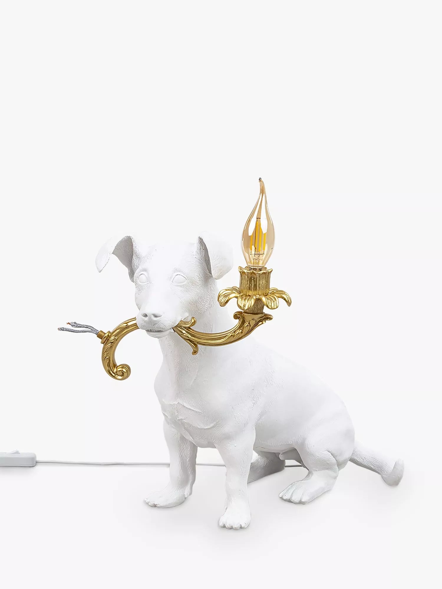 Seletti Rio white table lamp resin matte finish (British brand)