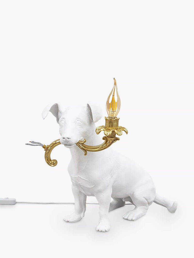 Seletti Rio white table lamp resin matte finish (British brand)