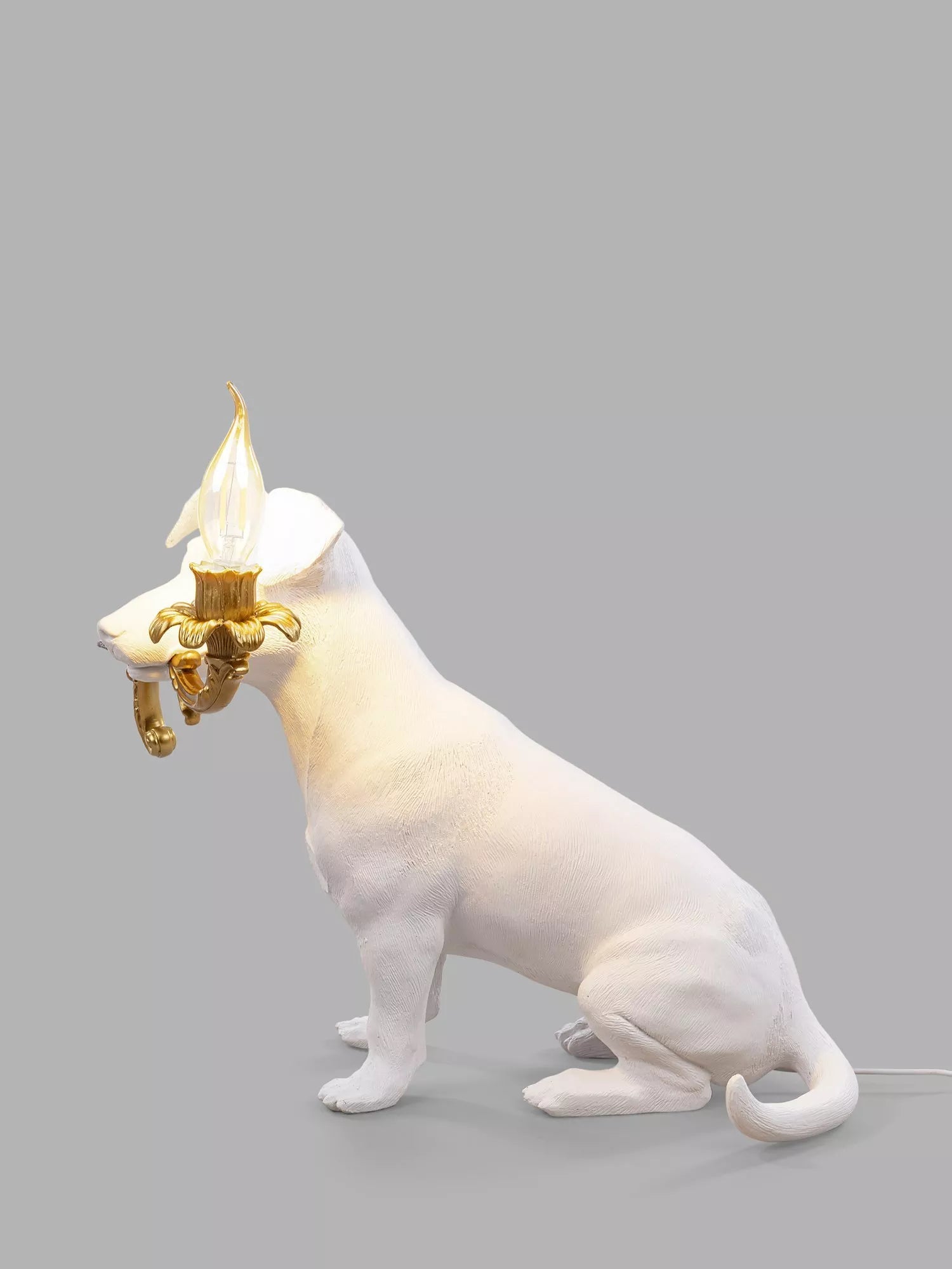 Seletti Rio white table lamp resin matte finish (British brand)