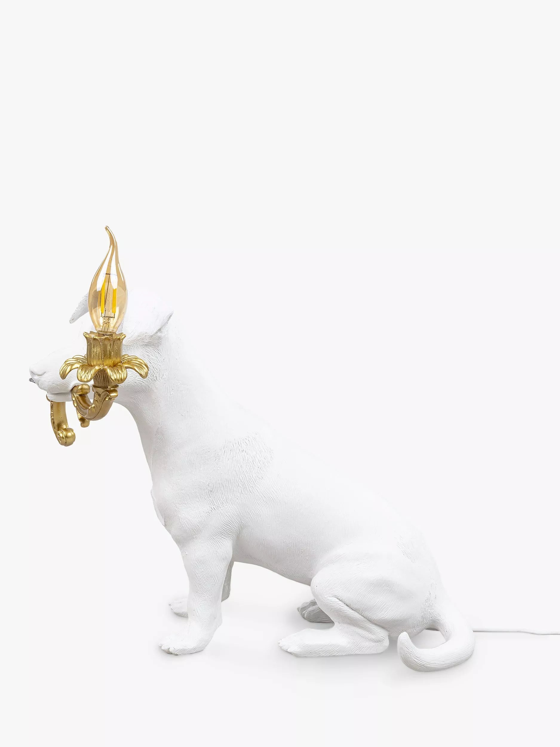 Seletti Rio white table lamp resin matte finish (British brand)