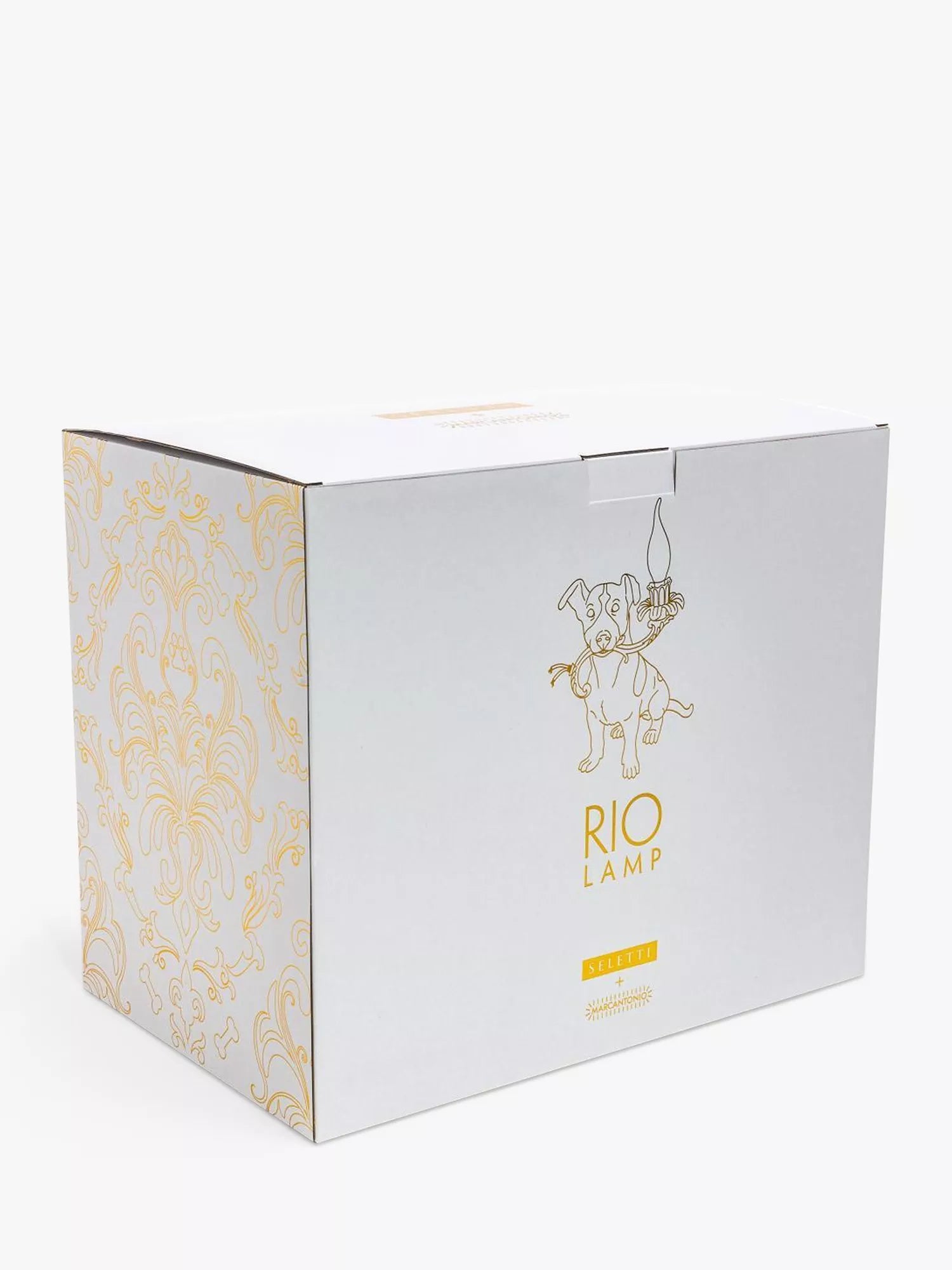 Seletti Rio white table lamp resin matte finish (British brand)