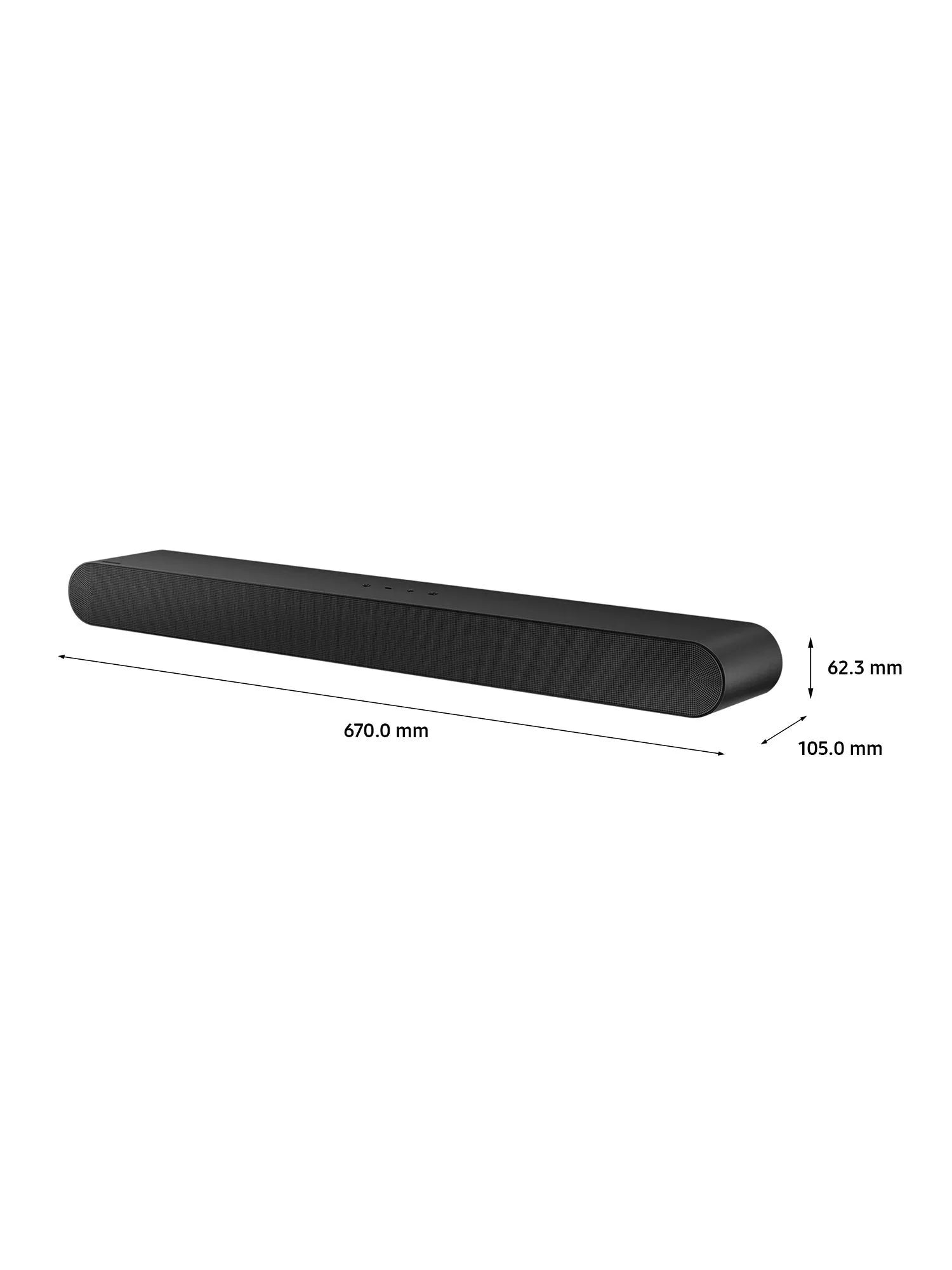 Samsung HW-S50B compact soundbar dark grey, UK version