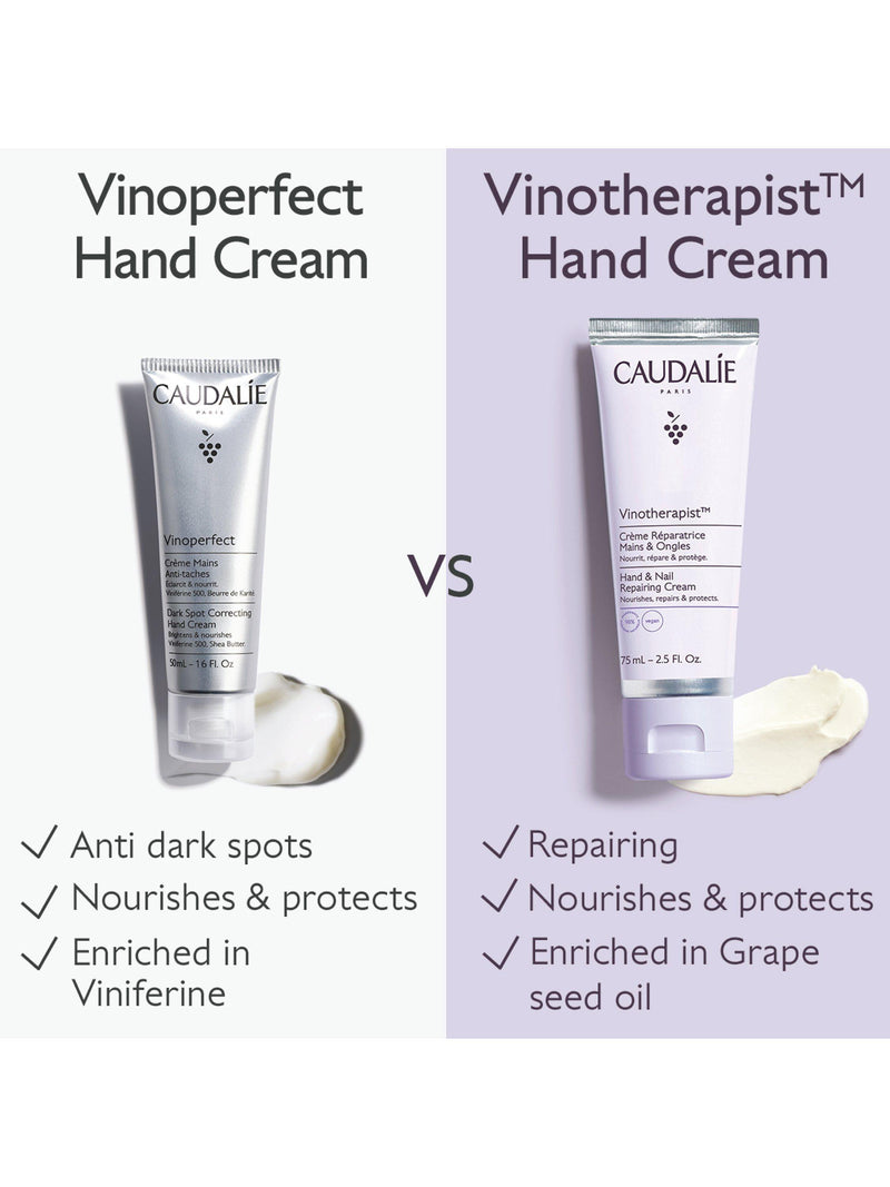 Caudalie Vinotherapist Hand & Nail Repairing Cream 75ml - British product