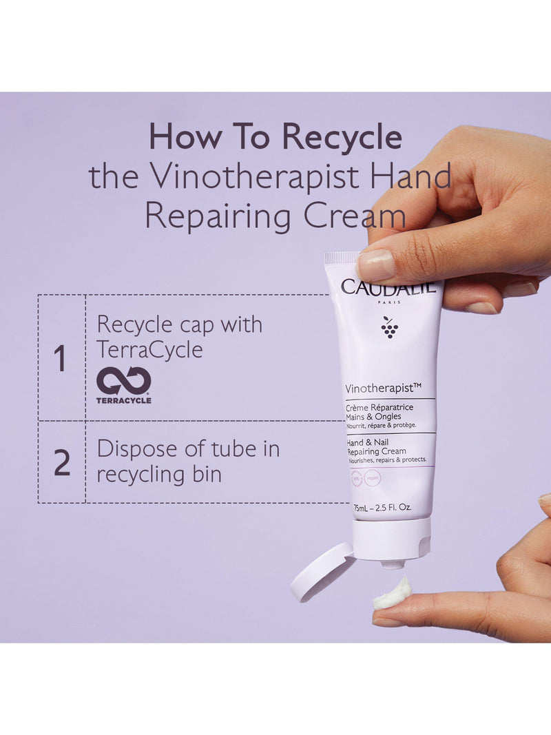 Caudalie Vinotherapist Hand & Nail Repairing Cream 75ml - British product
